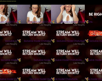 lalanaughty1 — 63 minute Chaturbate female cam show recording, 720p, May 12, 2021