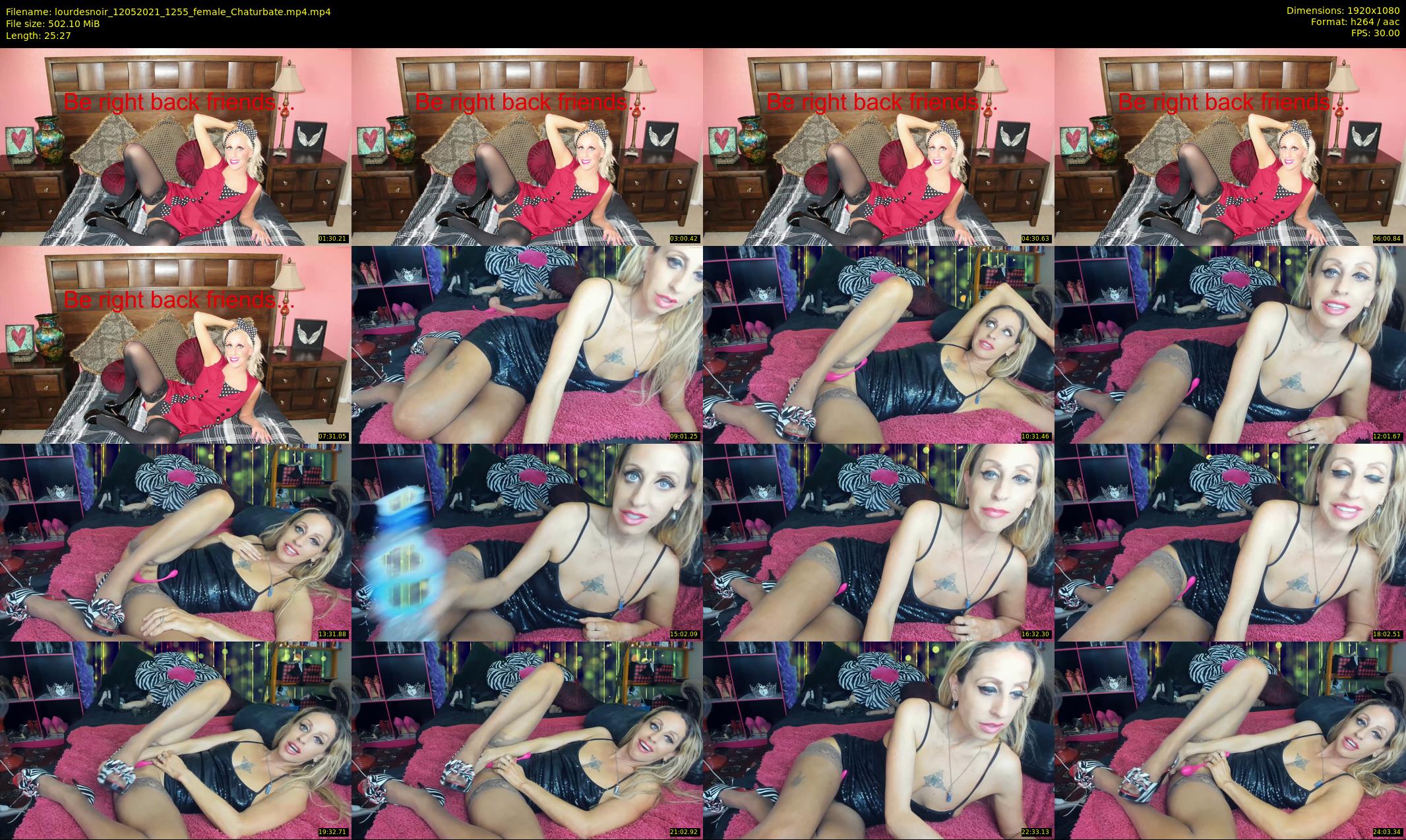 lourdesnoir — 26 minute Chaturbate female cam show recording, 1080p, May 12, 2021