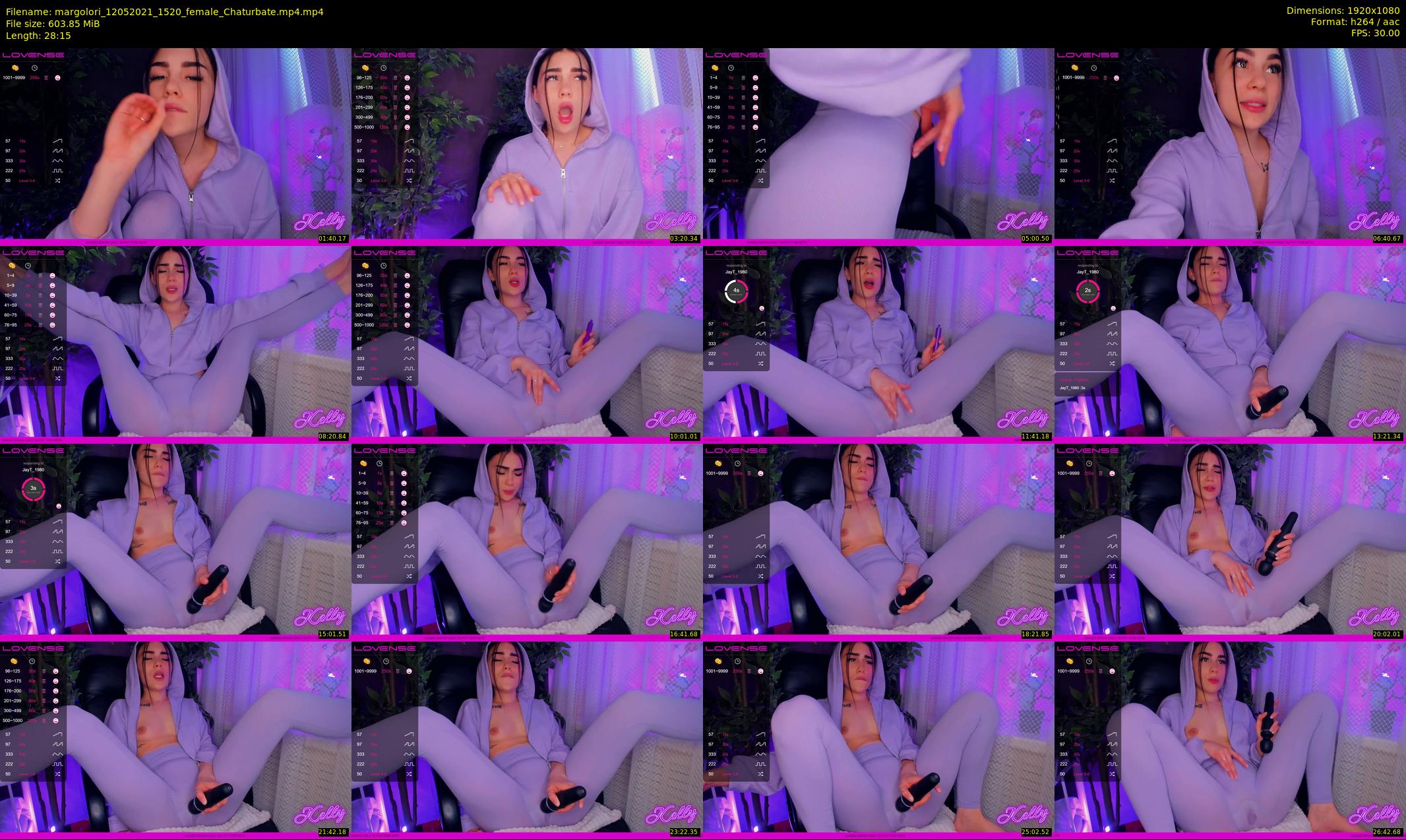 margolori — 29 minute Chaturbate couple cam show recording, 1080p, May 12, 2021