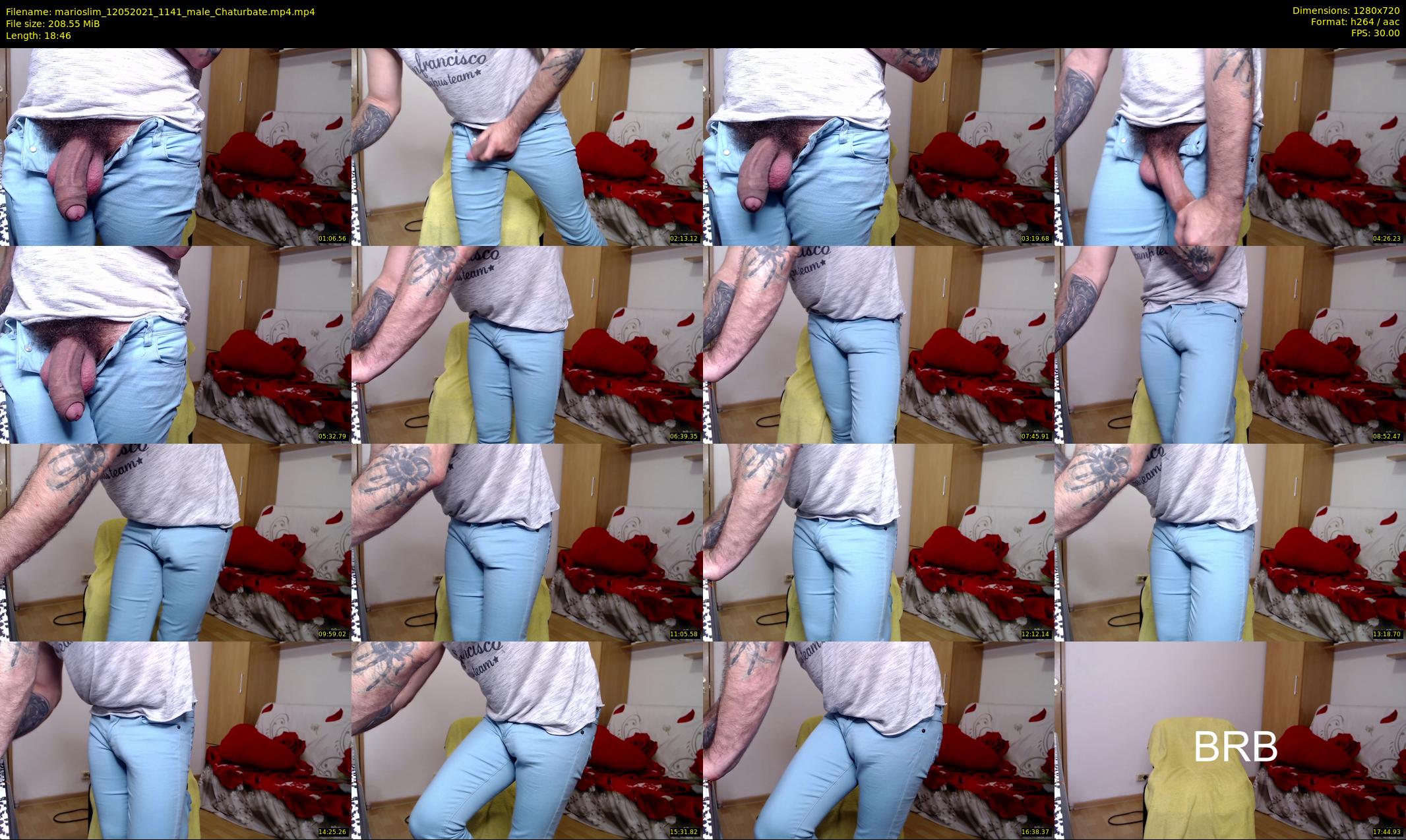 marioslim — 19 minute Chaturbate male cam show recording, 720p, May 12, 2021