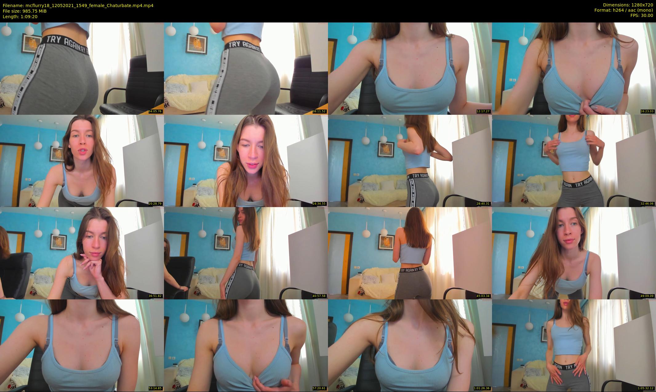 mcflurry18 — 70 minute Chaturbate female cam show recording, 720p, May 12, 2021