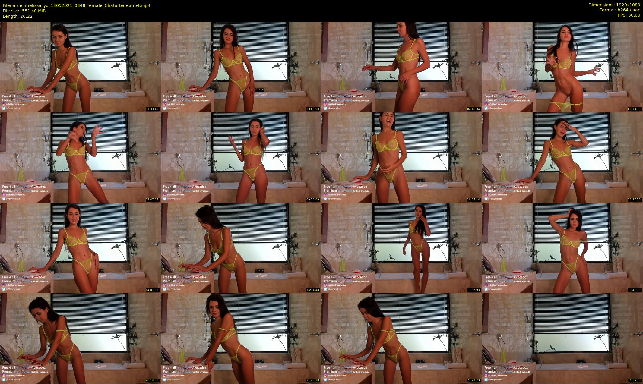 melissa_yo — 27 minute Chaturbate female cam show recording, 1080p, May 13, 2021