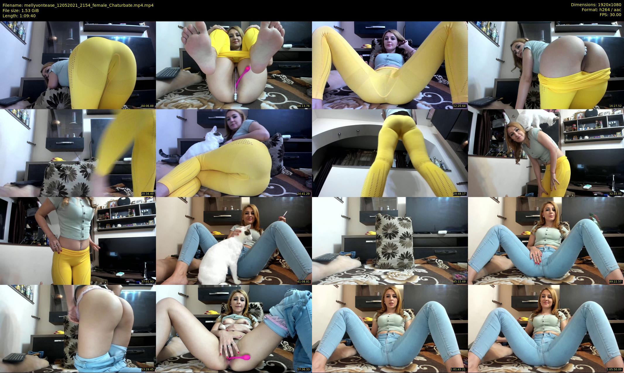 mellyvontease — 70 minute Chaturbate female cam show recording, 1080p, May 12, 2021