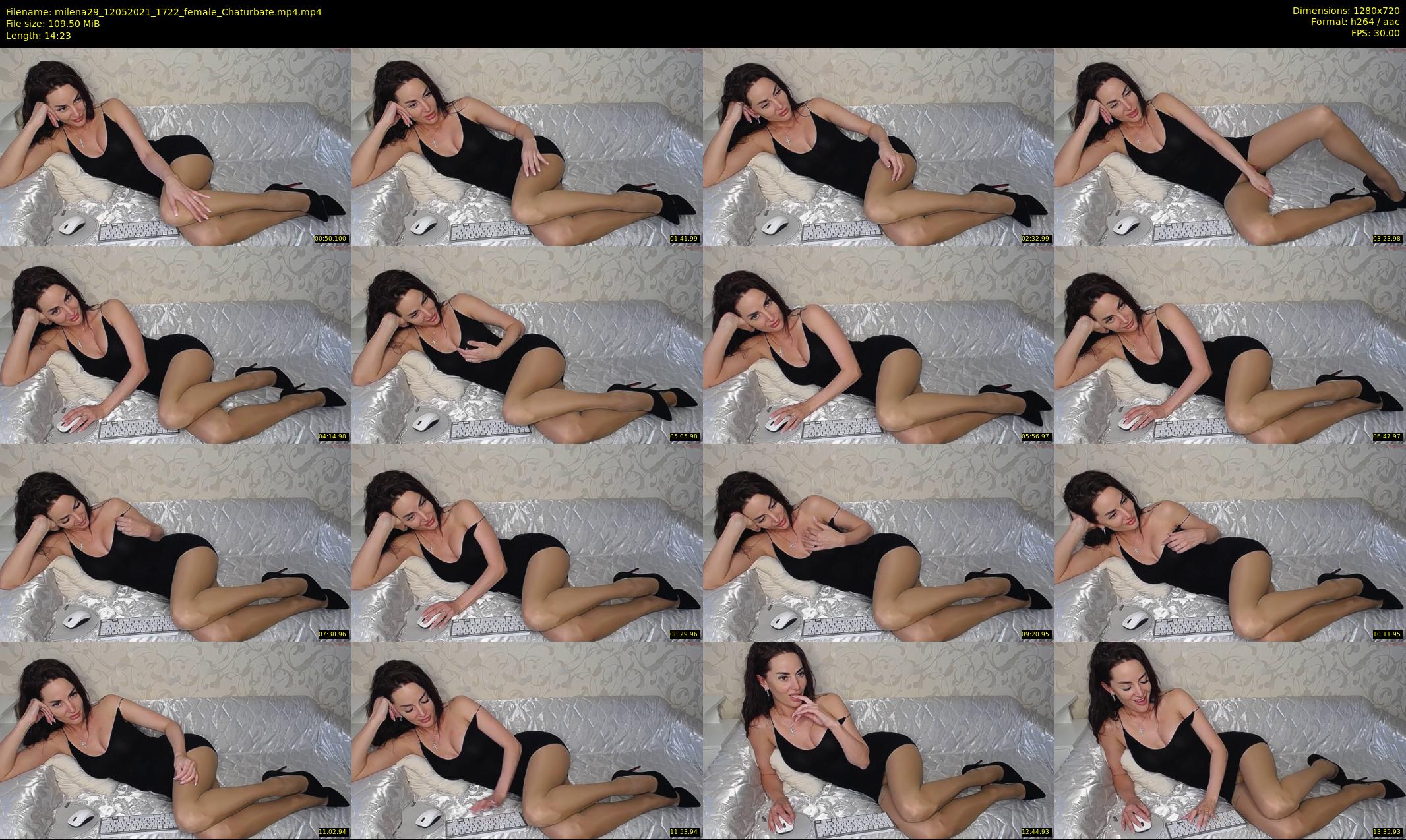 milena29 — 15 minute Chaturbate female cam show recording, 720p, May 12, 2021