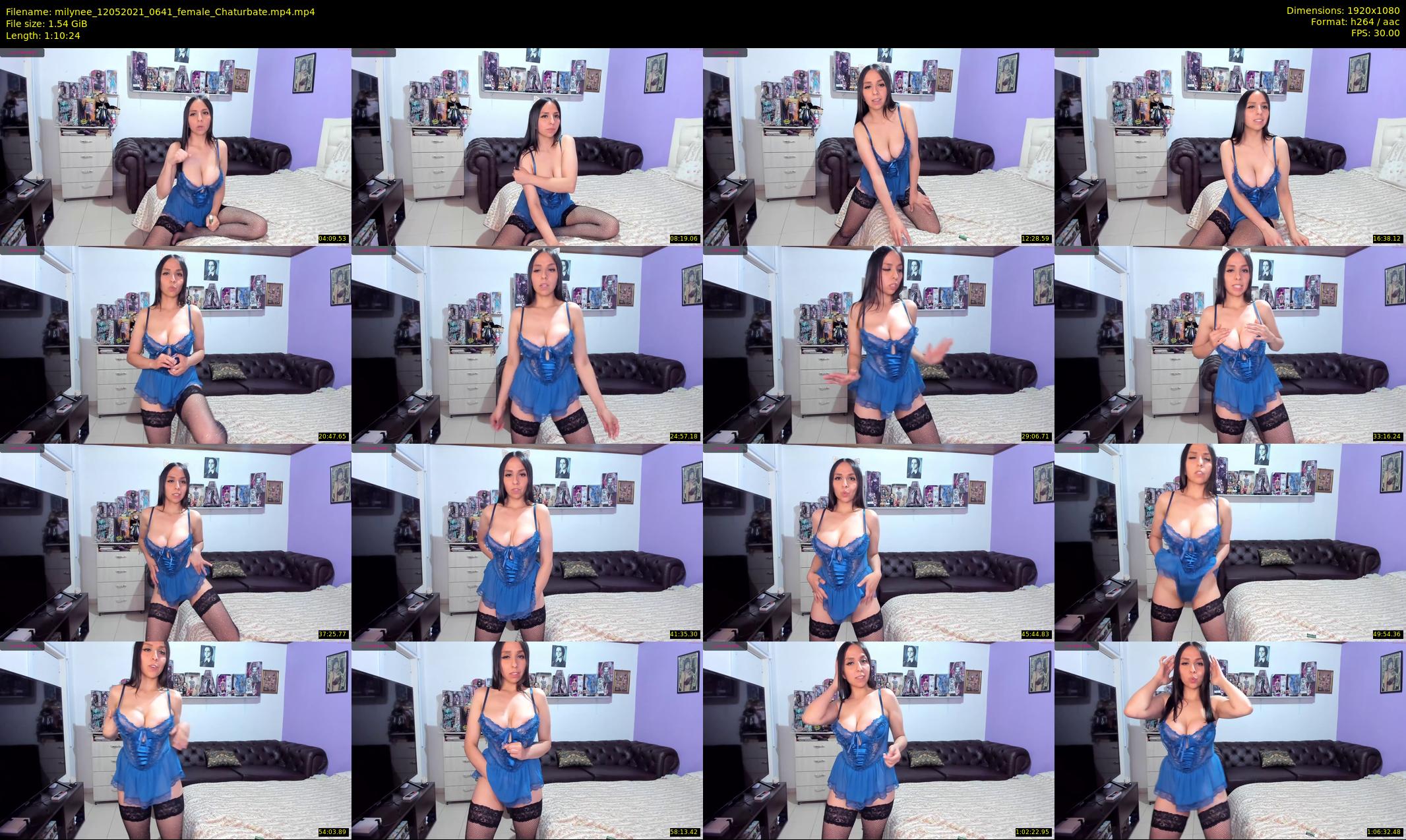 milynee — 71 minute Chaturbate female cam show recording, 1080p, May 12, 2021