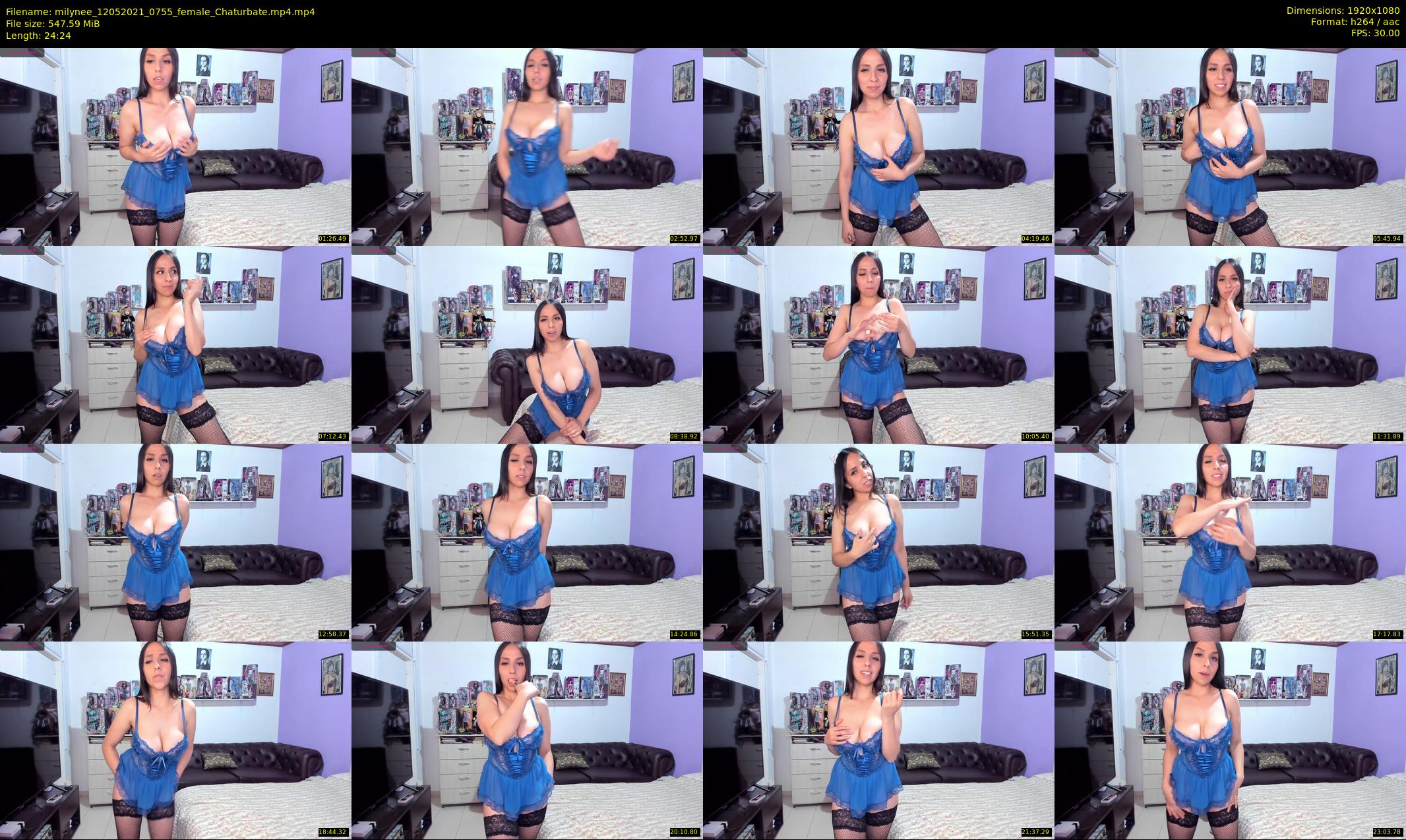 milynee — 25 minute Chaturbate female cam show recording, 1080p, May 12, 2021