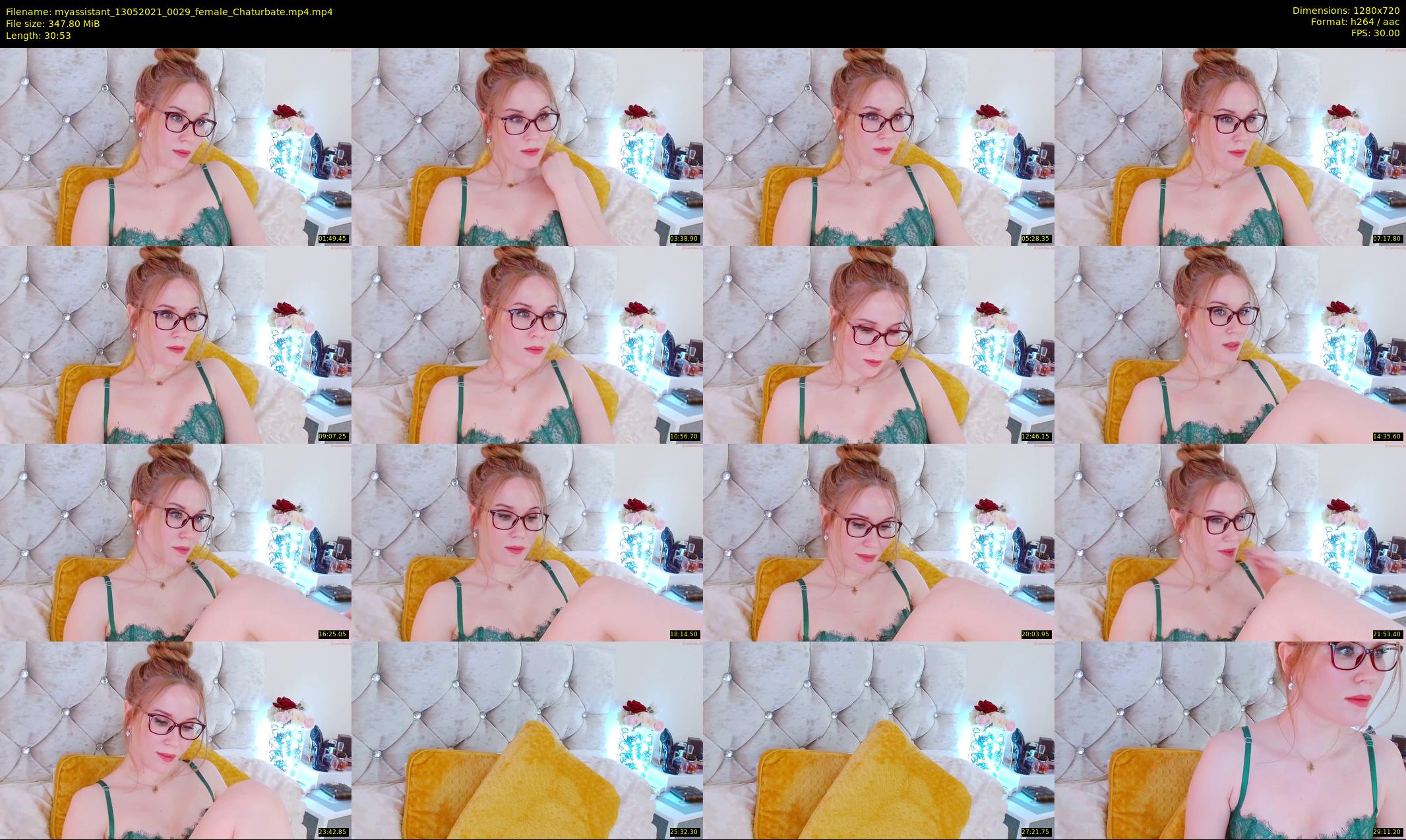 myassistant — 31 minute Chaturbate female cam show recording, 720p, May 13, 2021