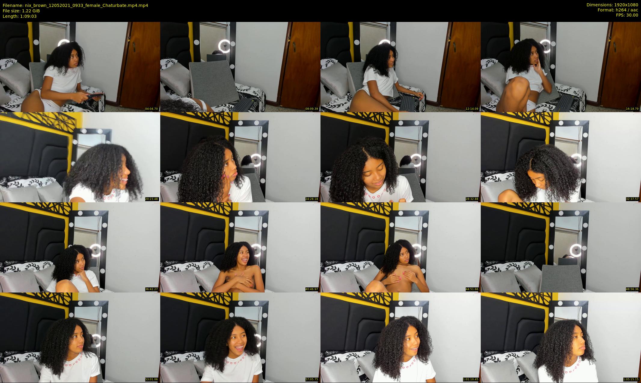 nix_brown — 70 minute Chaturbate female cam show recording, 1080p, May 12, 2021