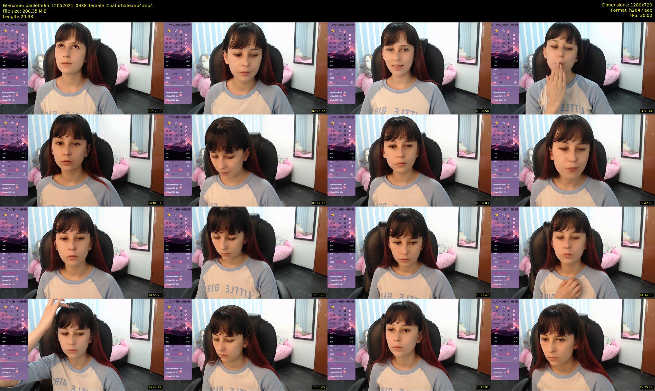 paulette65 — 21 minute Chaturbate female cam show recording, 720p, May 12, 2021