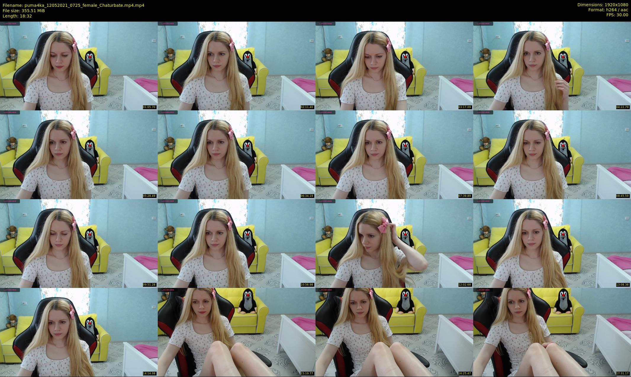 puma4ka — 19 minute Chaturbate female cam show recording, 1080p, May 12, 2021