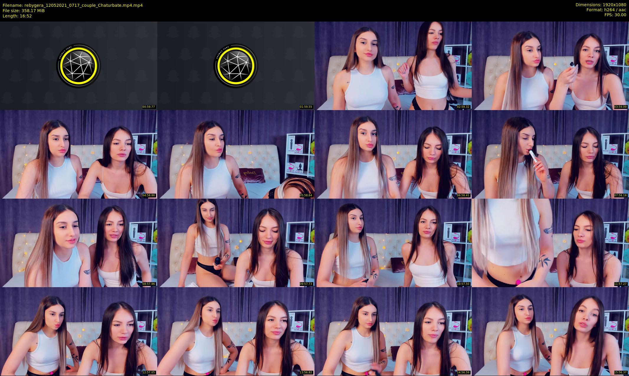 rebygera — 17 minute Chaturbate couple cam show recording, 1080p, May 12, 2021