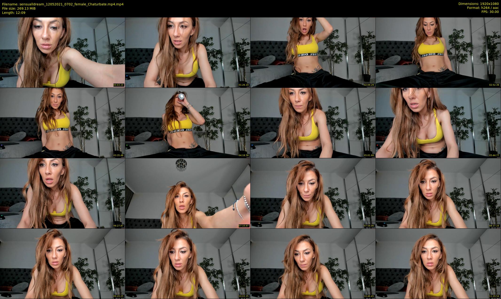 sensualldream — 13 minute Chaturbate female cam show recording, 1080p, May 12, 2021