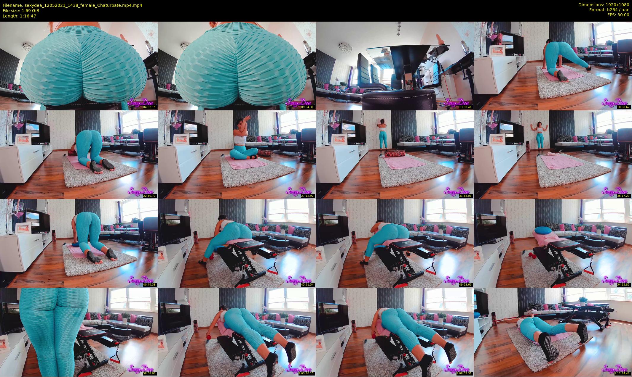 sexydea — 77 minute Chaturbate female cam show recording, 1080p, May 12, 2021