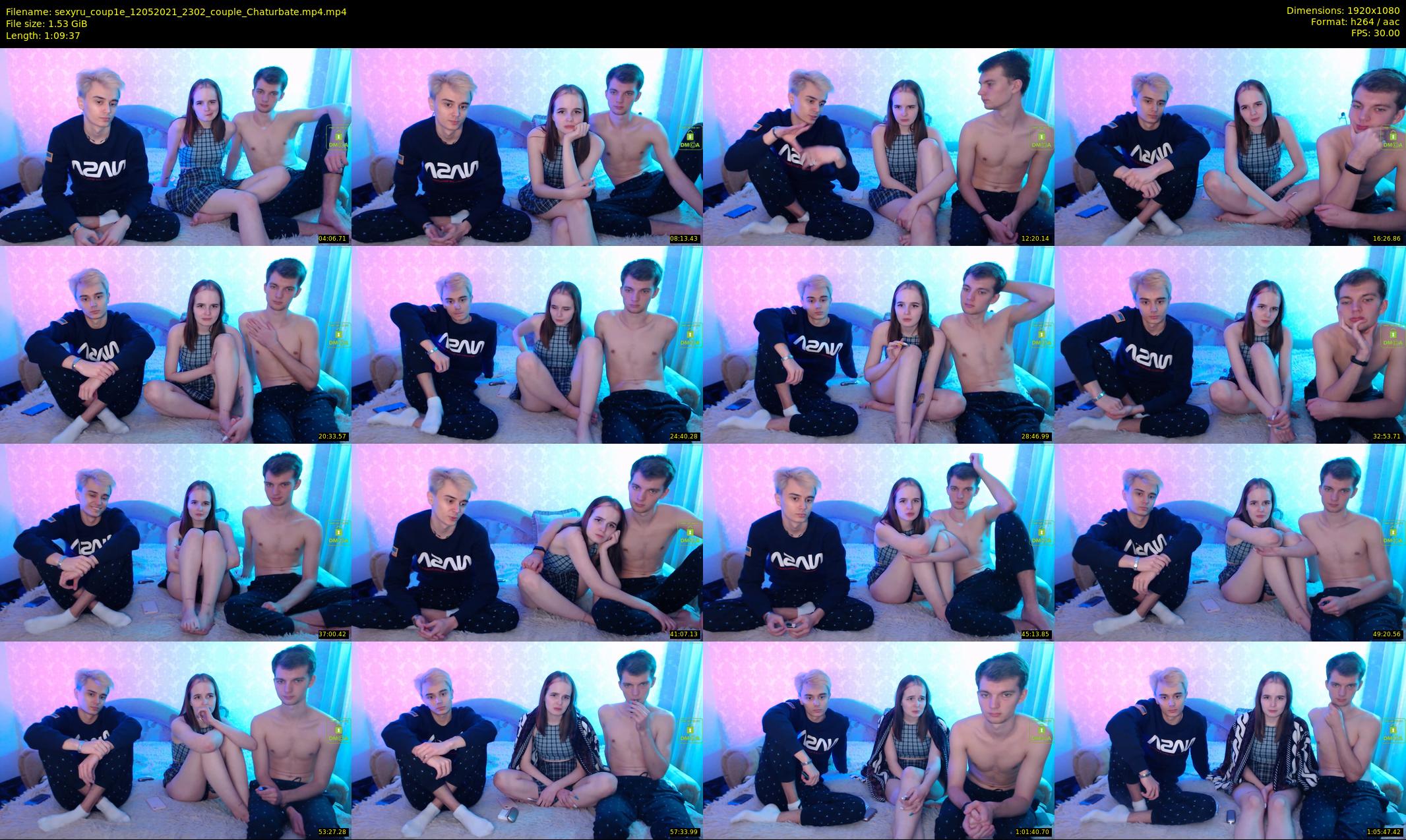sexyru_coup1e — 70 minute Chaturbate couple cam show recording, 1080p, May 12, 2021