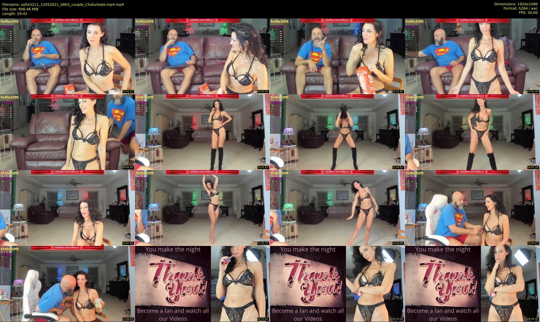 sofia3211 — 30 minute Chaturbate couple cam show recording, 1080p, May 12, 2021