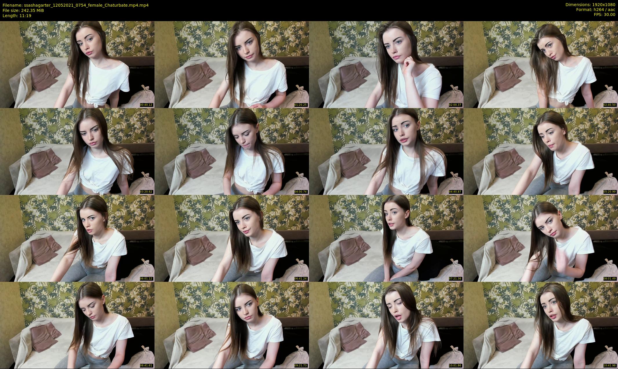 ssashagarter — 12 minute Chaturbate female cam show recording, 1080p, May 12, 2021