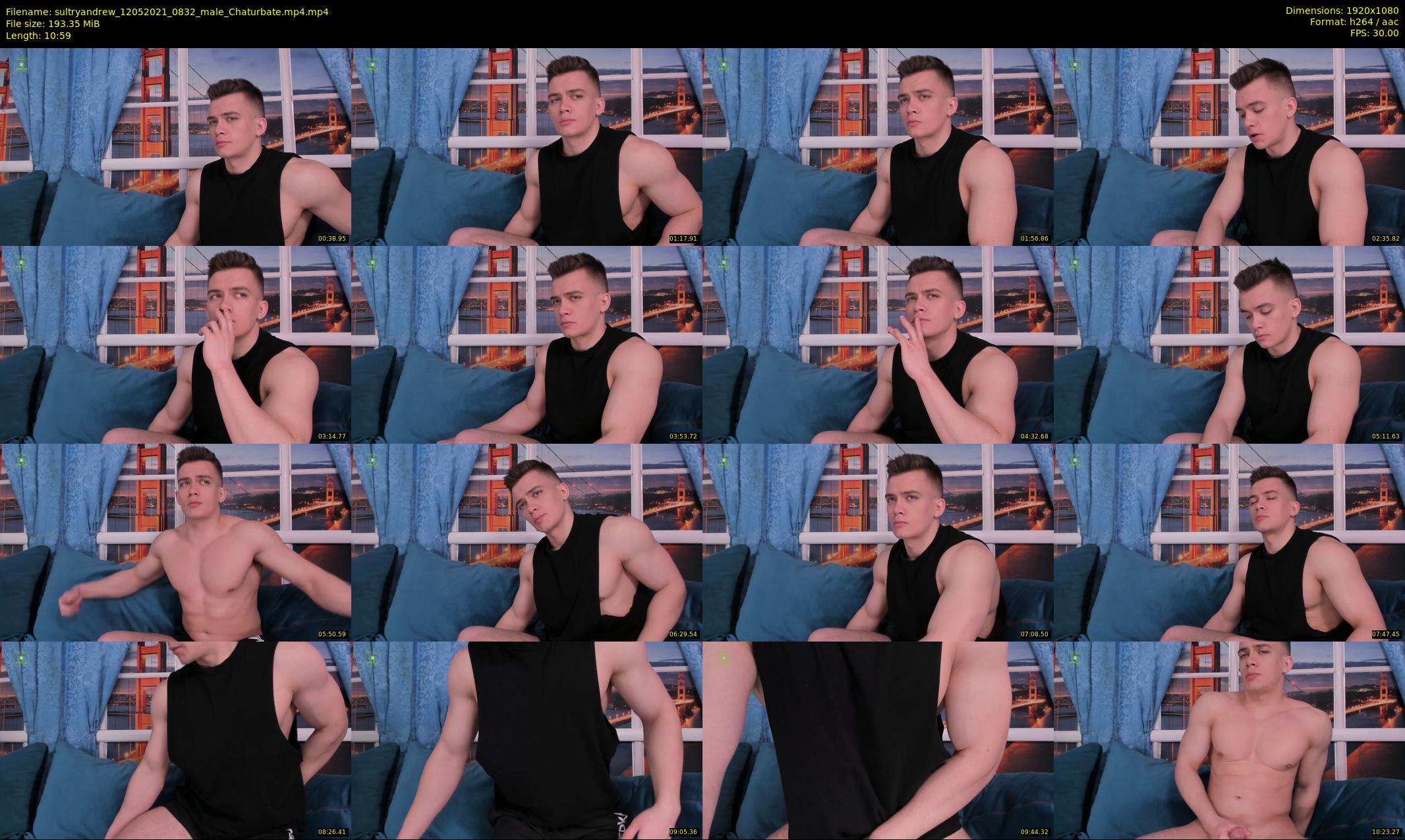 sultryandrew — 11 minute Chaturbate male cam show recording, 1080p, May 12, 2021