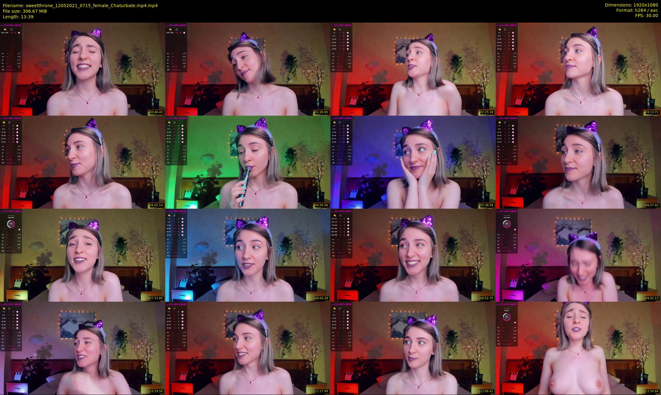 sweetthrone — 14 minute Chaturbate couple cam show recording, 1080p, May 12, 2021