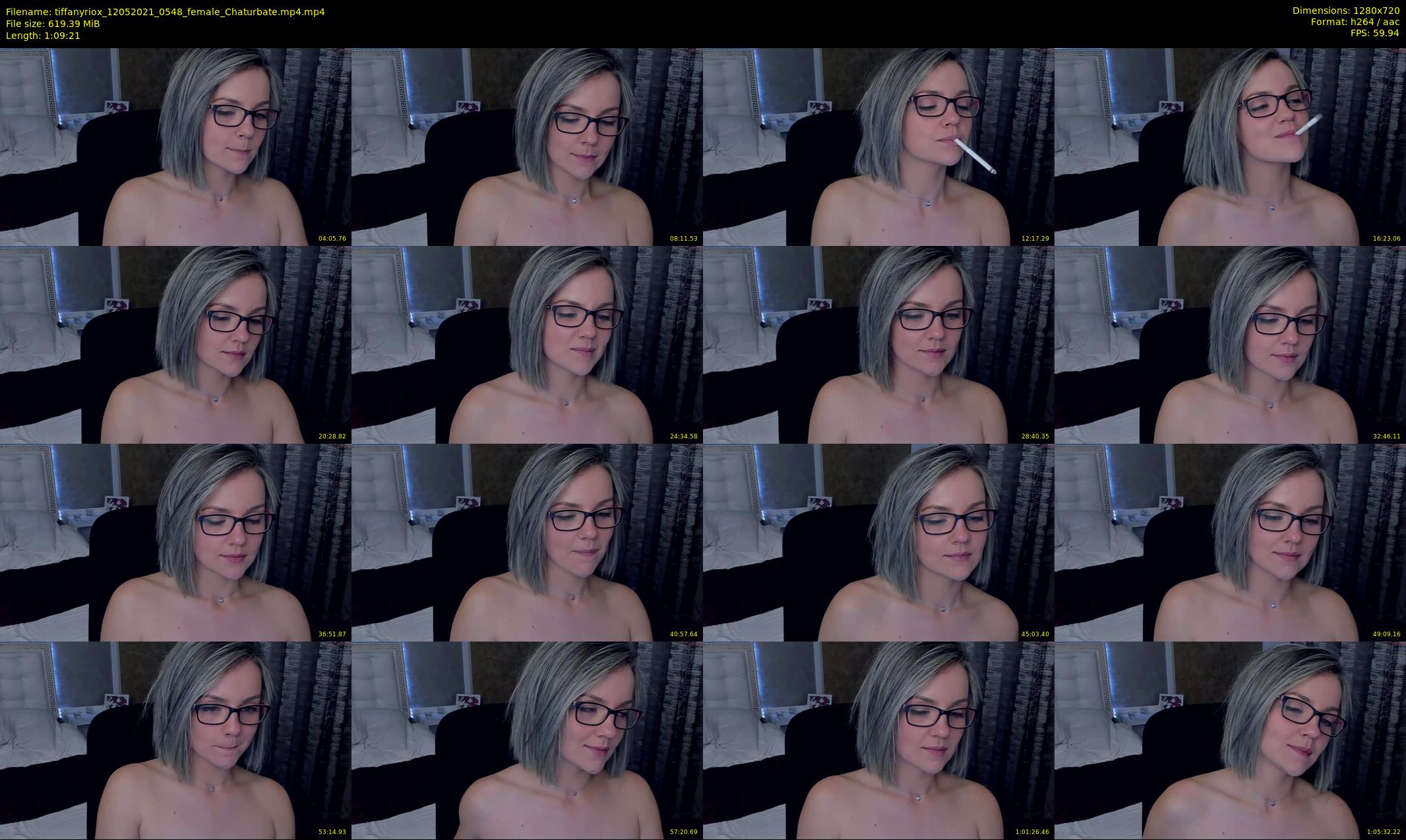 tiffanyriox — 70 minute Chaturbate female cam show recording, 720p, May 12, 2021