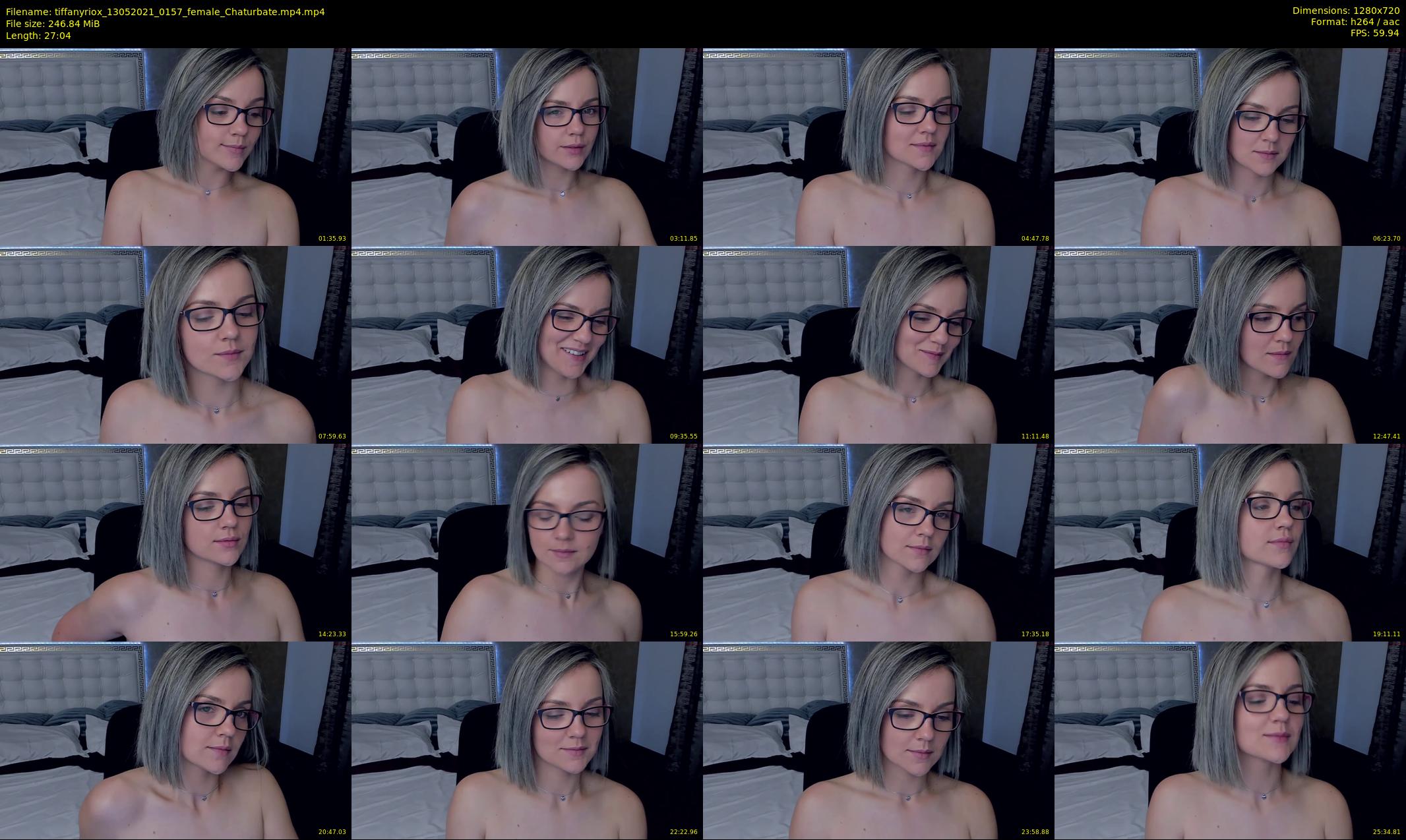 tiffanyriox — 28 minute Chaturbate female cam show recording, 720p, May 13, 2021