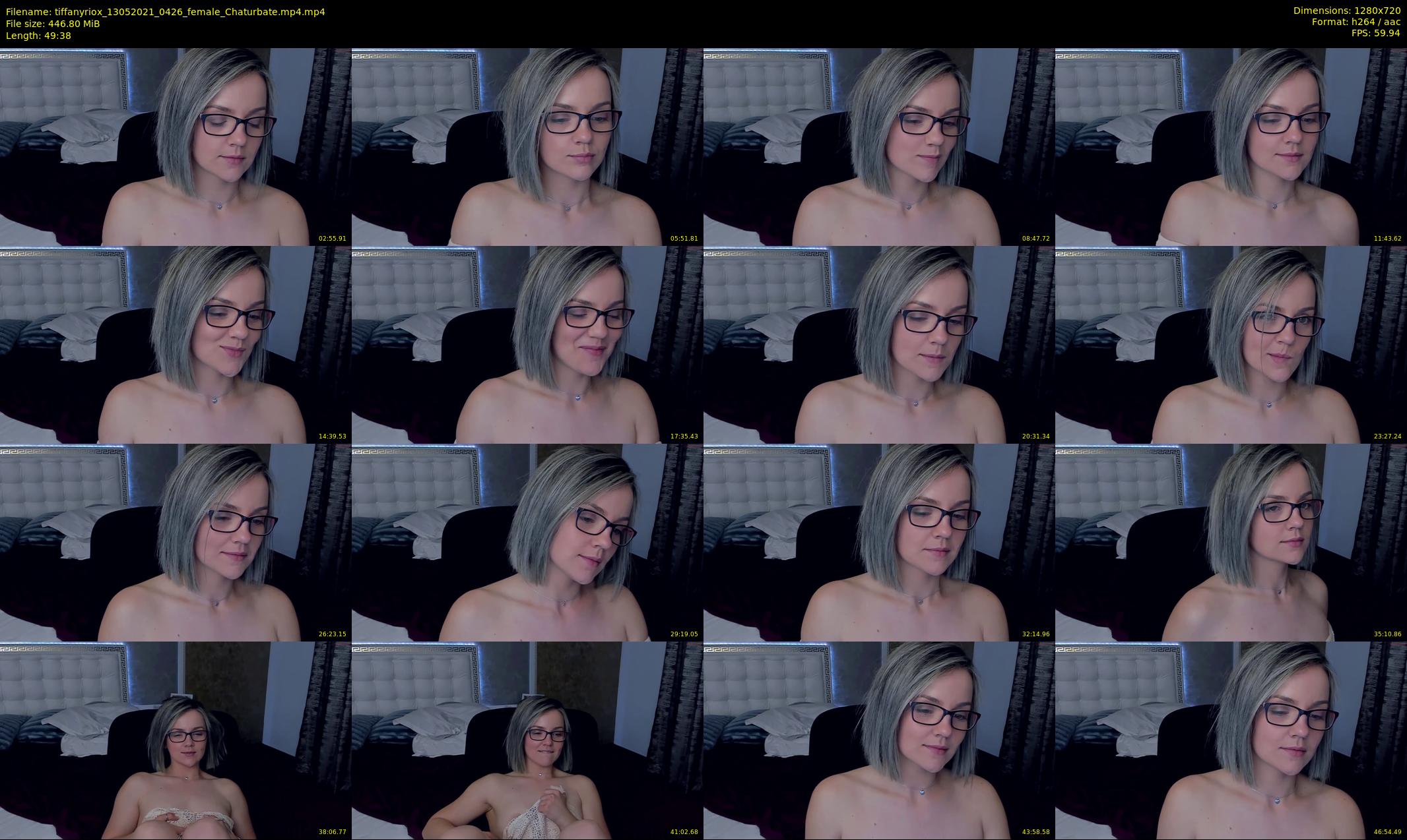 tiffanyriox — 50 minute Chaturbate female cam show recording, 720p, May 13, 2021