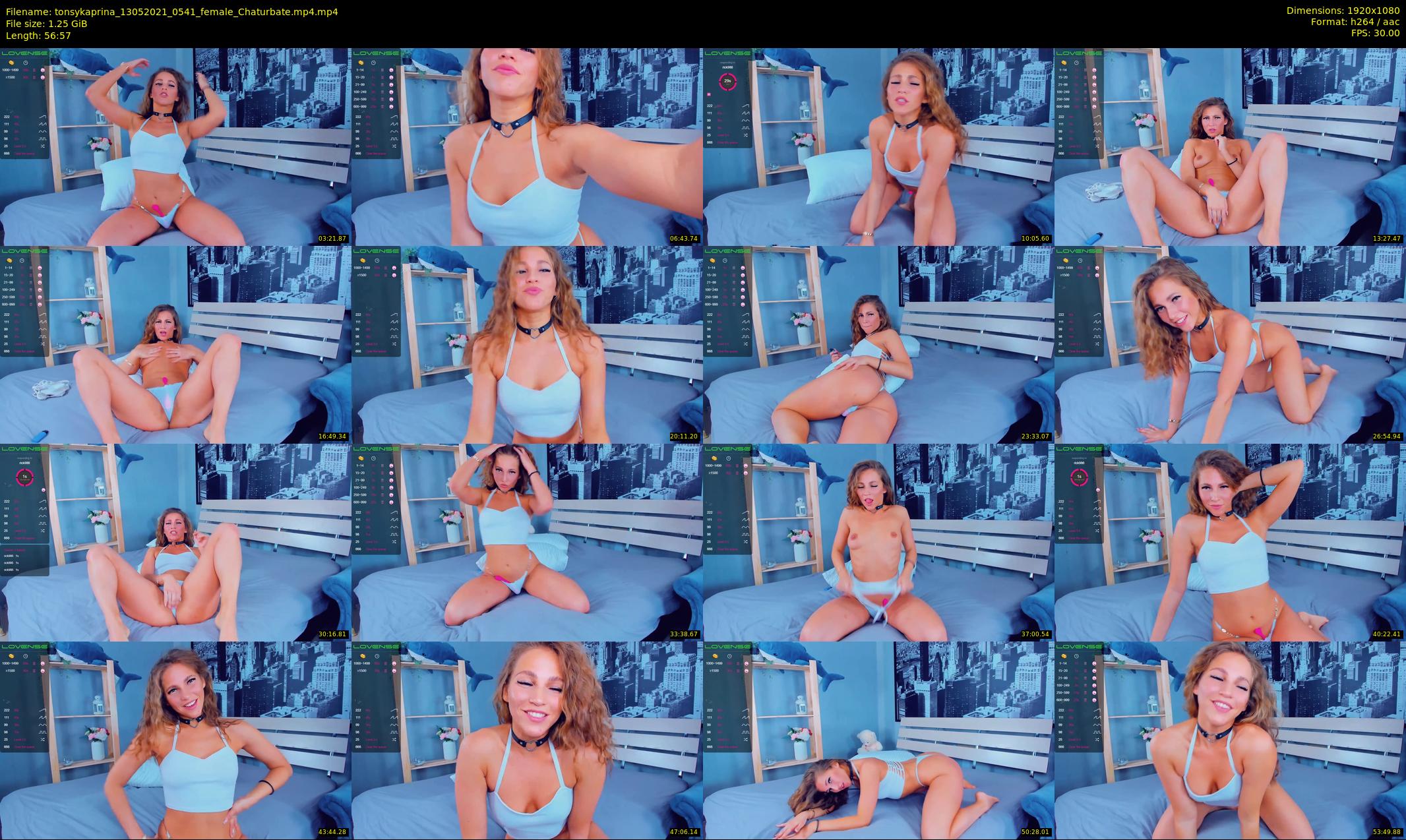 tonsykaprina — 57 minute Chaturbate couple cam show recording, 1080p, May 13, 2021