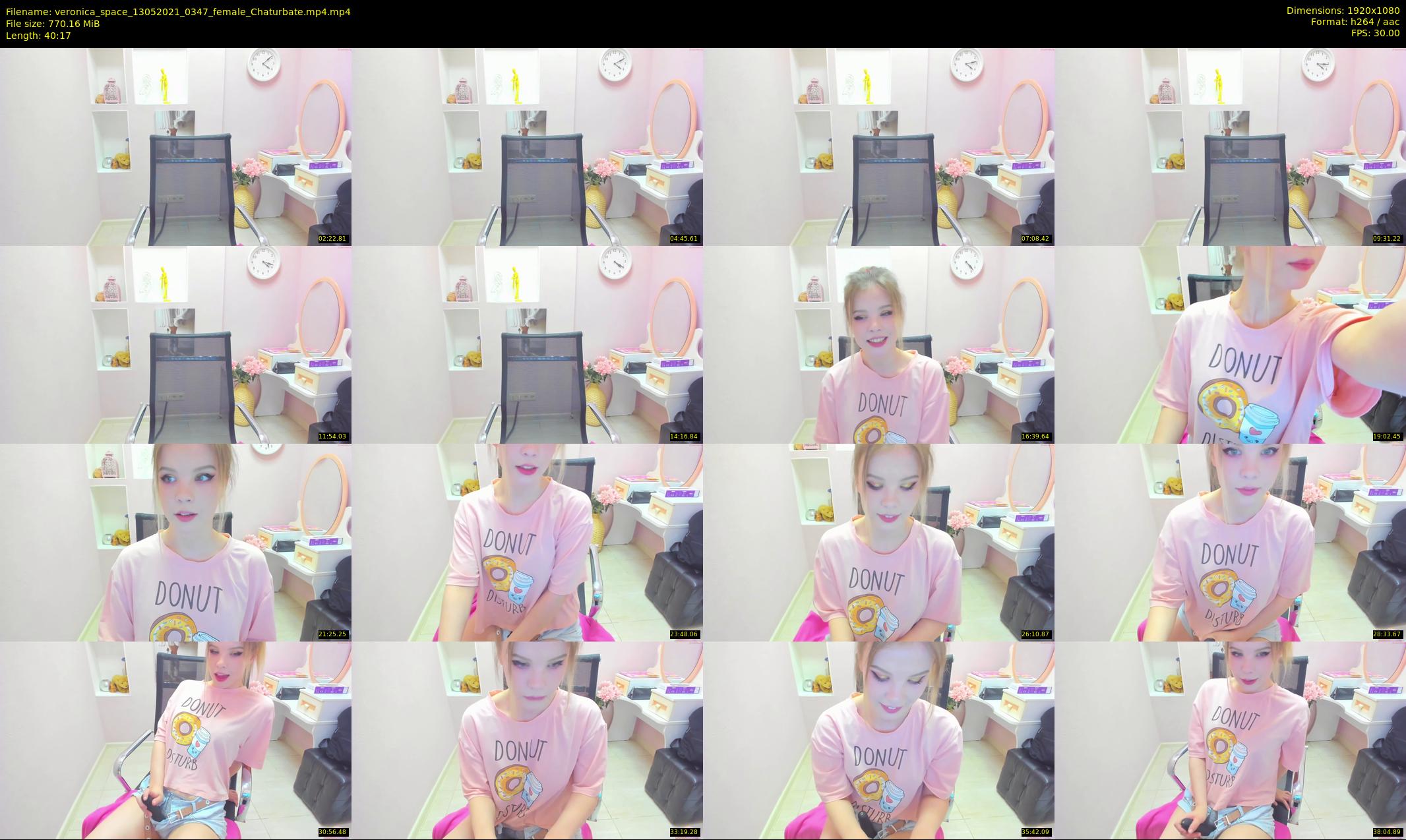 veronica_space — 41 minute Chaturbate female cam show recording, 1080p, May 13, 2021