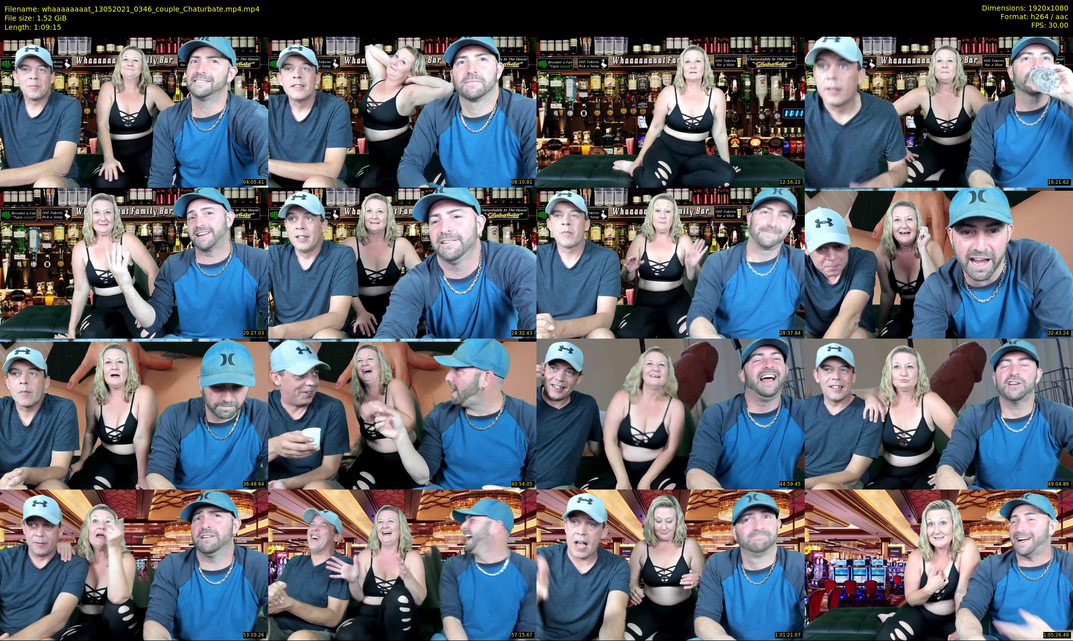 whaaaaaaaat — 70 minute Chaturbate couple cam show recording, 1080p, May 13, 2021