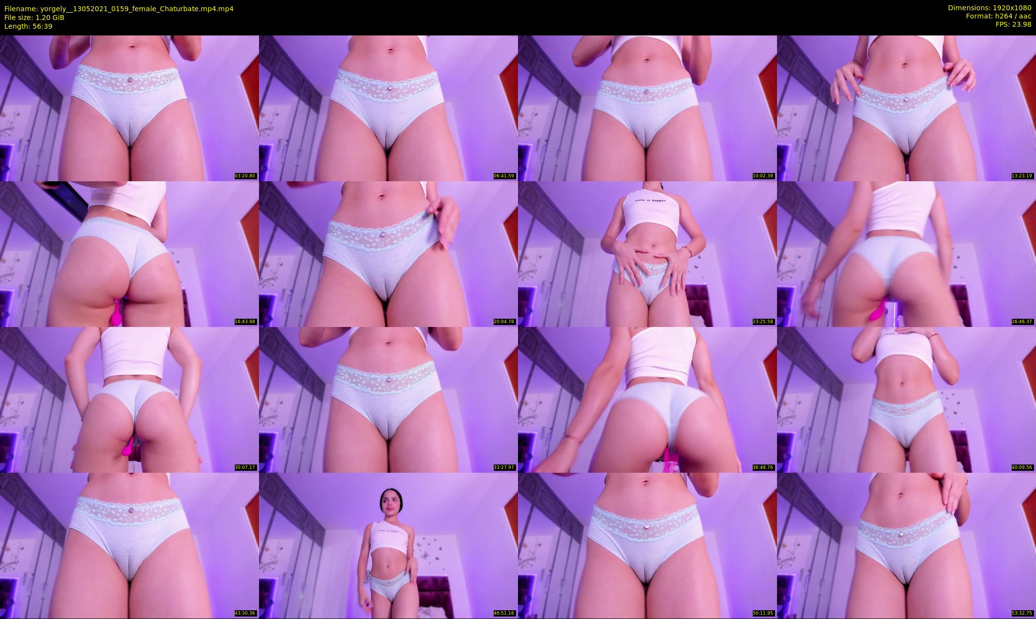 yorgely_ — 57 minute Chaturbate female cam show recording, 1080p, May 13, 2021