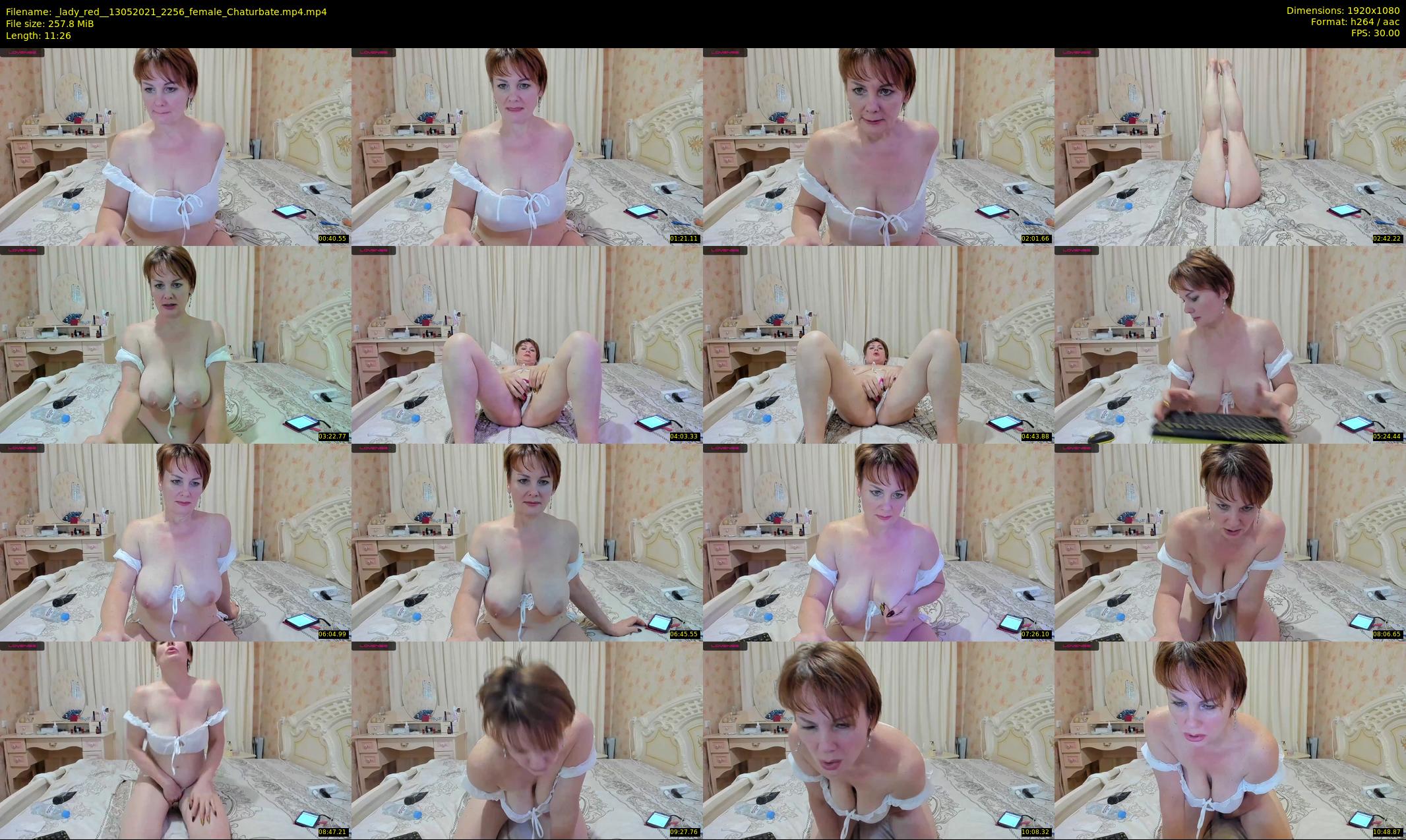 _lady_red_ — 12 minute Chaturbate female cam show recording, 1080p, May 13, 2021