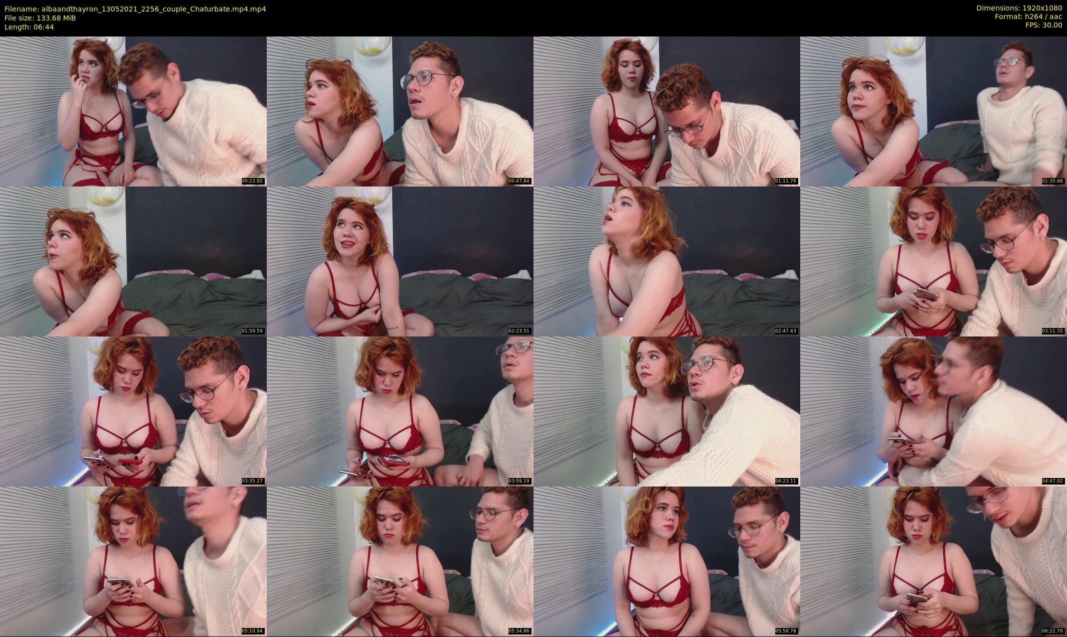 albaandthayron — 7 minute Chaturbate couple cam show recording, 1080p, May 13, 2021