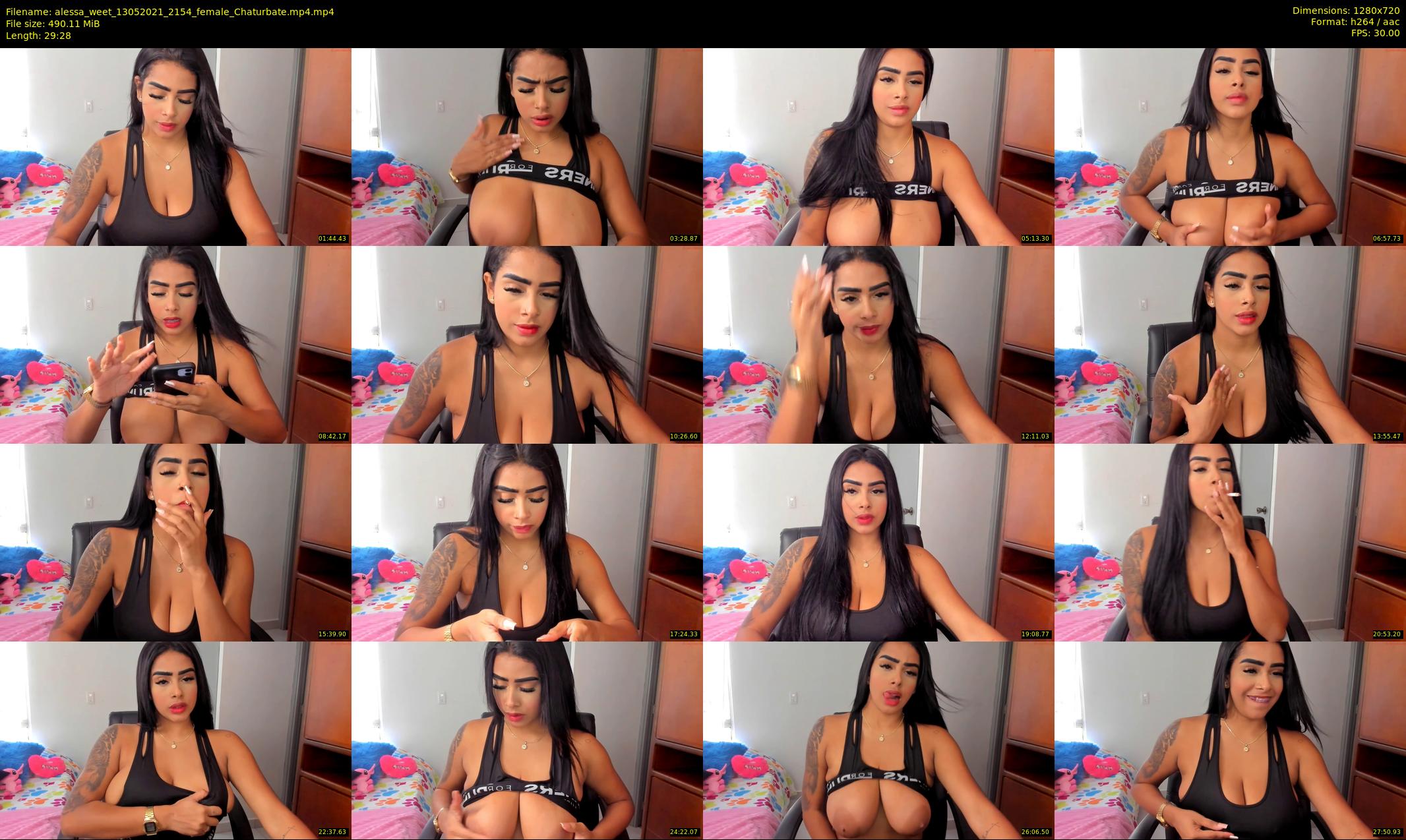 alessa_weet — 30 minute Chaturbate female cam show recording, 720p, May 13, 2021
