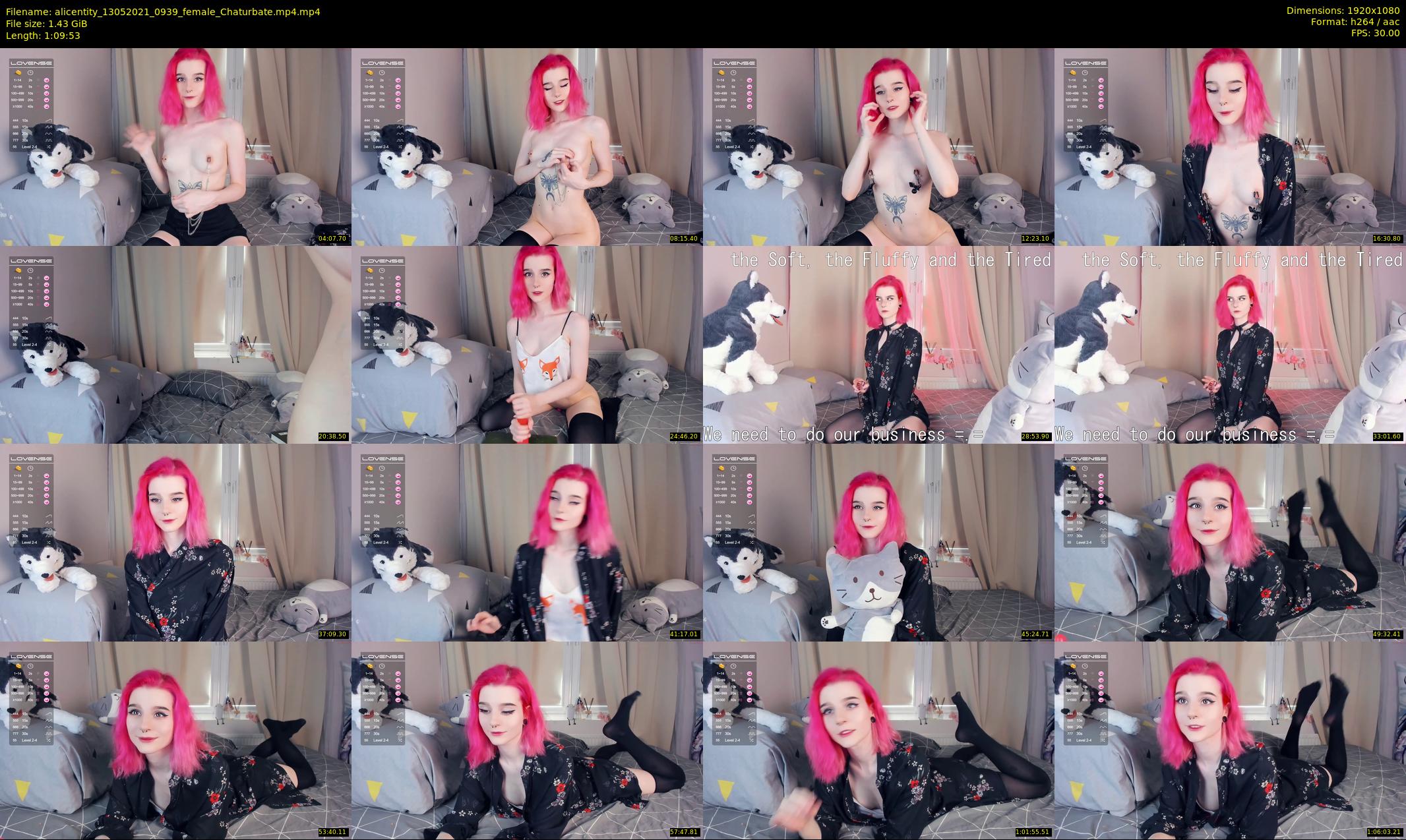 alicentity — 70 minute Chaturbate female cam show recording, 1080p, May 13, 2021
