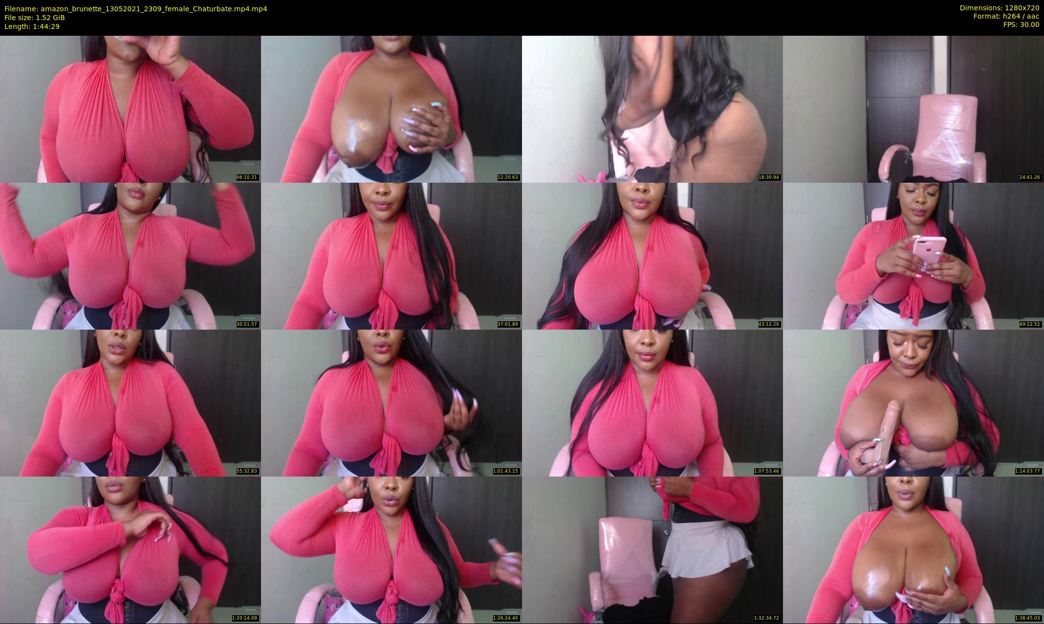 amazon_brunette — 105 minute Chaturbate female cam show recording, 720p, May 13, 2021