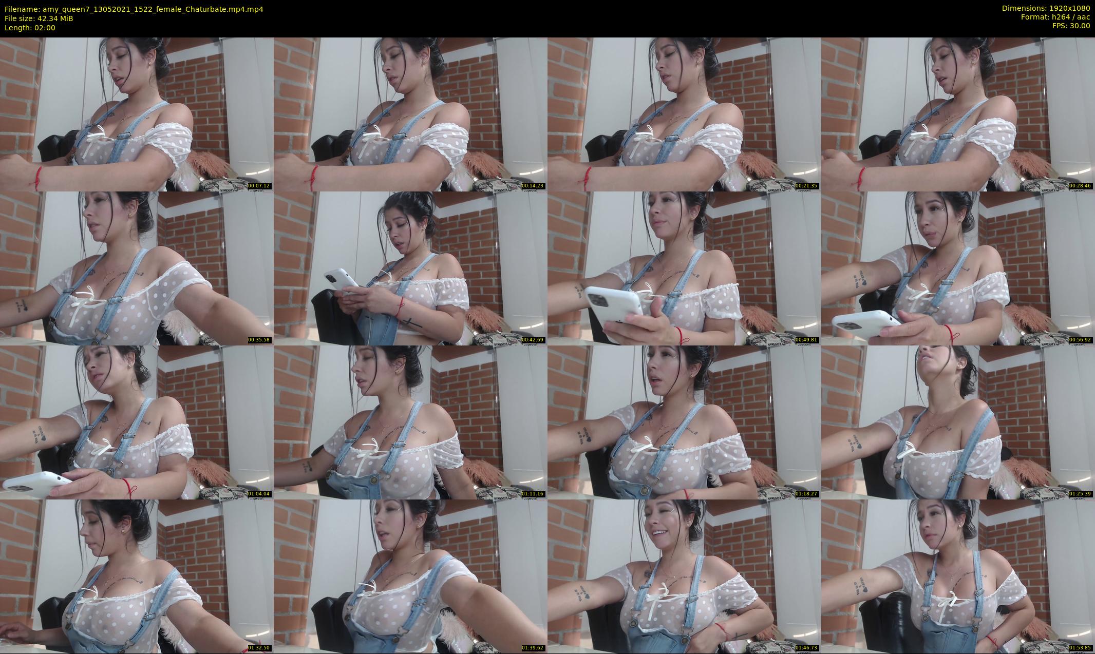 amy_queen7 — 2 minute Chaturbate female cam show recording, 1080p, May 13, 2021