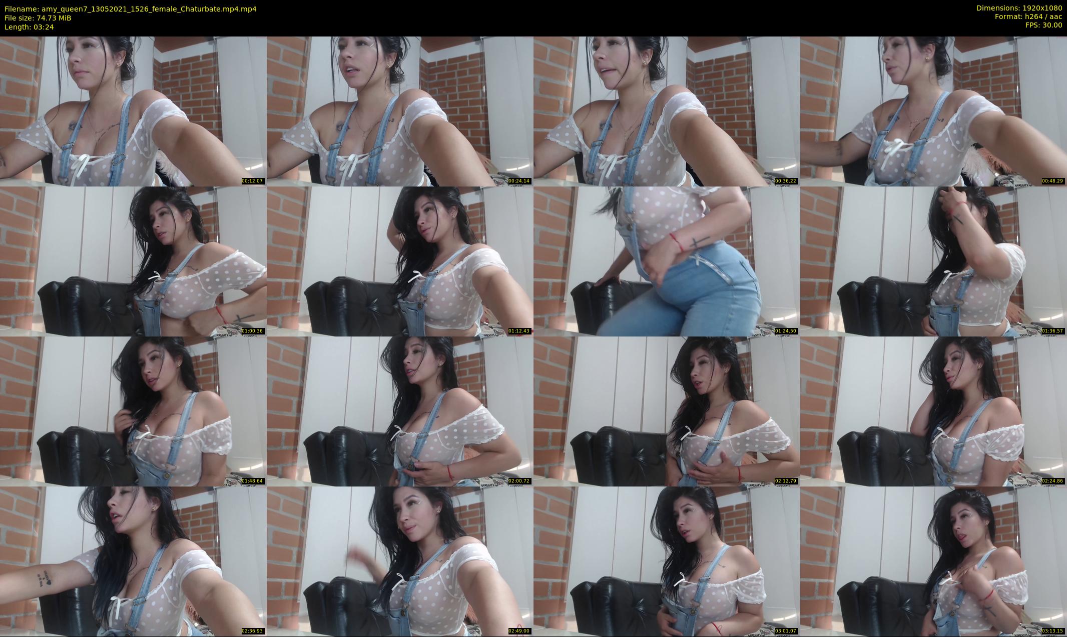 amy_queen7 — 4 minute Chaturbate female cam show recording, 1080p, May 13, 2021