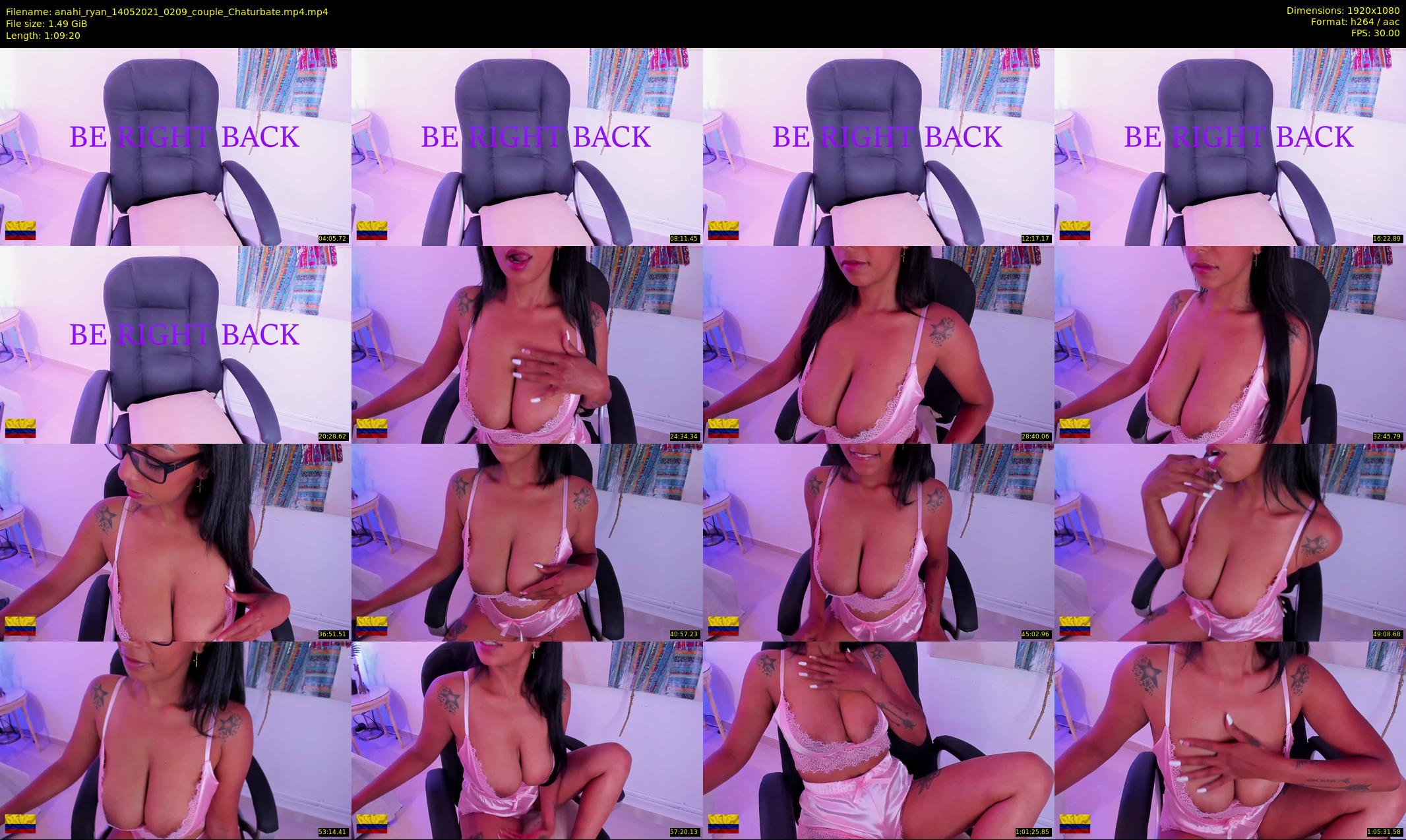 anahi_ryan — 70 minute Chaturbate female cam show recording, 1080p, May 14, 2021