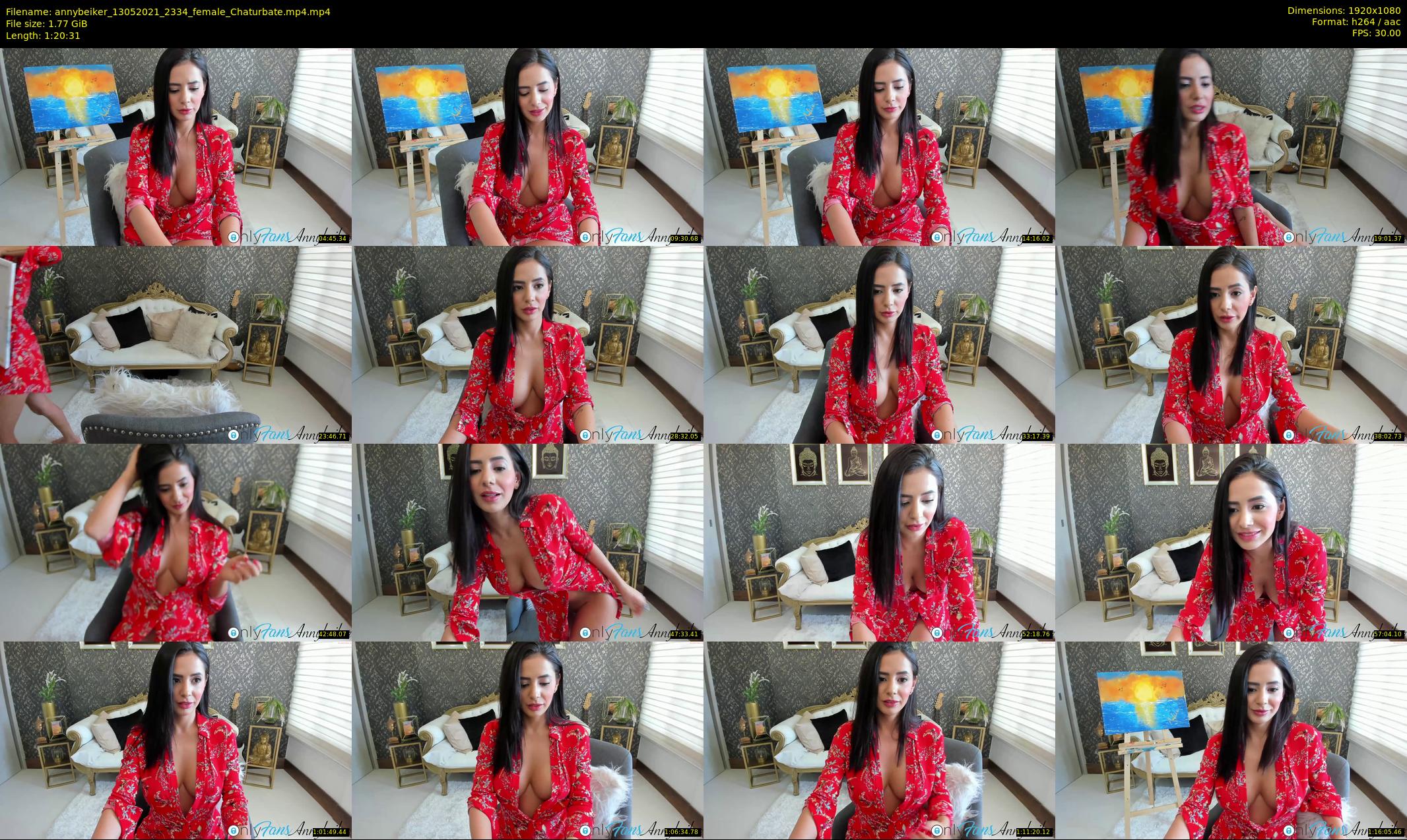annybeiker — 81 minute Chaturbate female cam show recording, 1080p, May 13, 2021