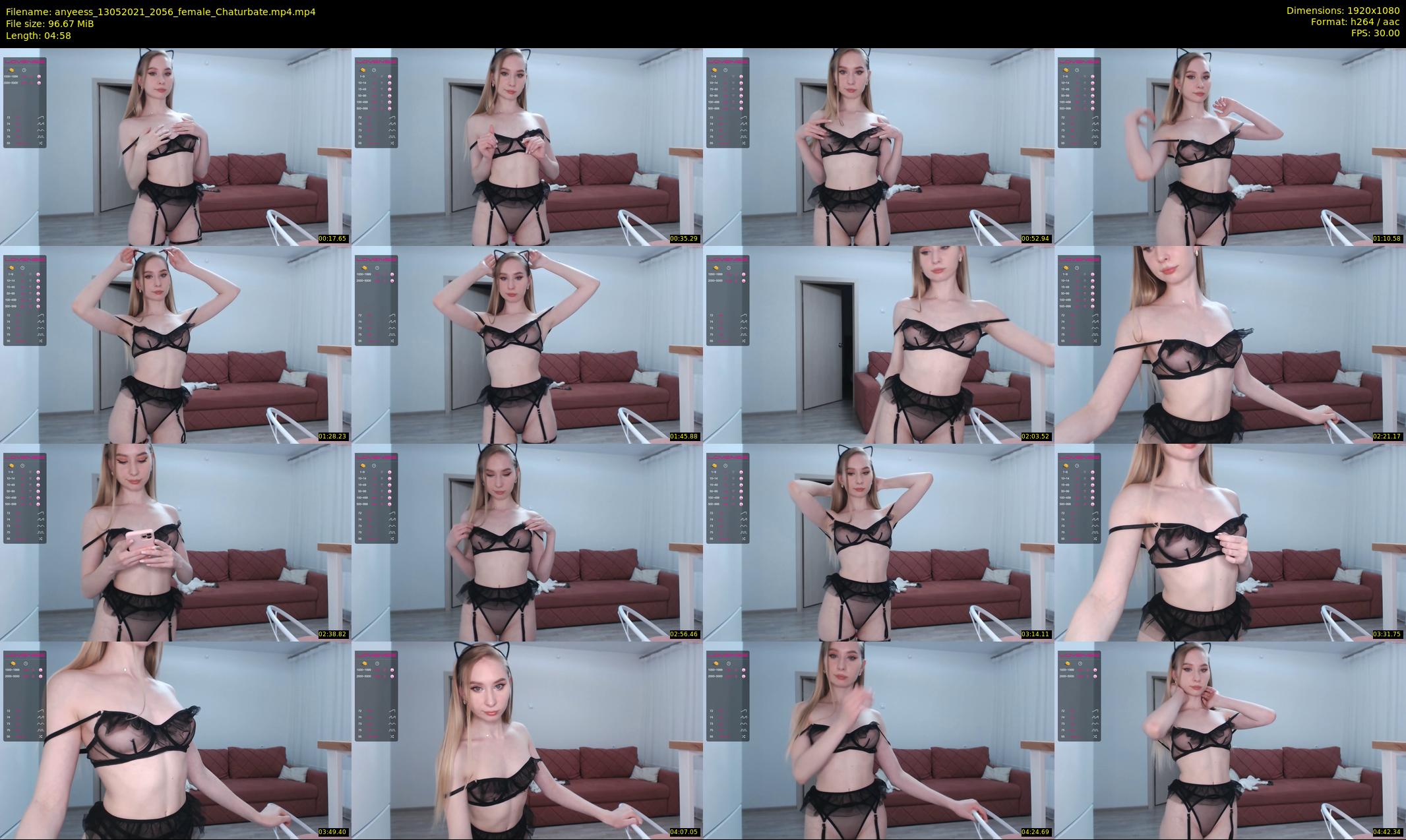 anyeess — 5 minute Chaturbate female cam show recording, 1080p, May 13, 2021