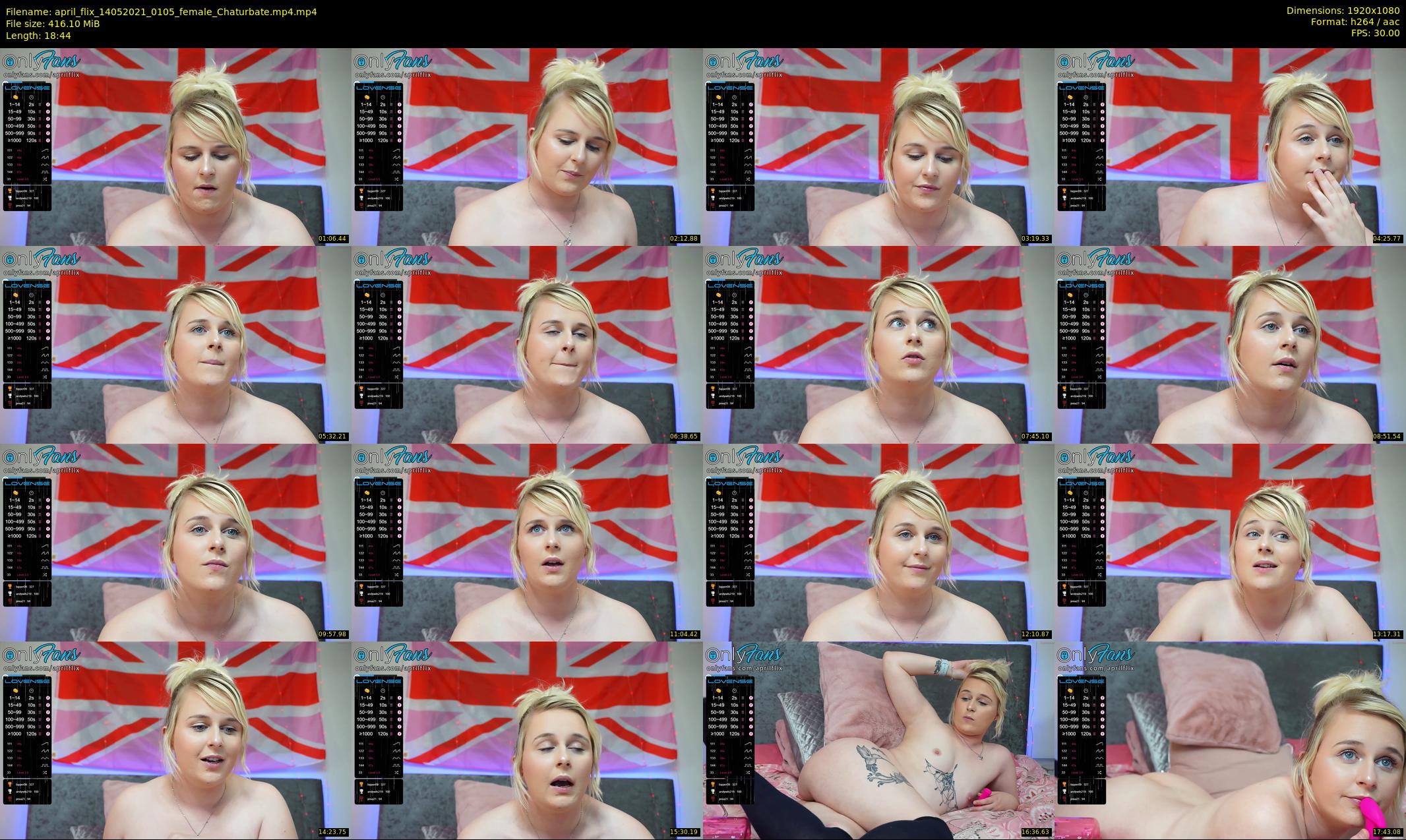 april_flix — 19 minute Chaturbate female cam show recording, 1080p, May 14, 2021