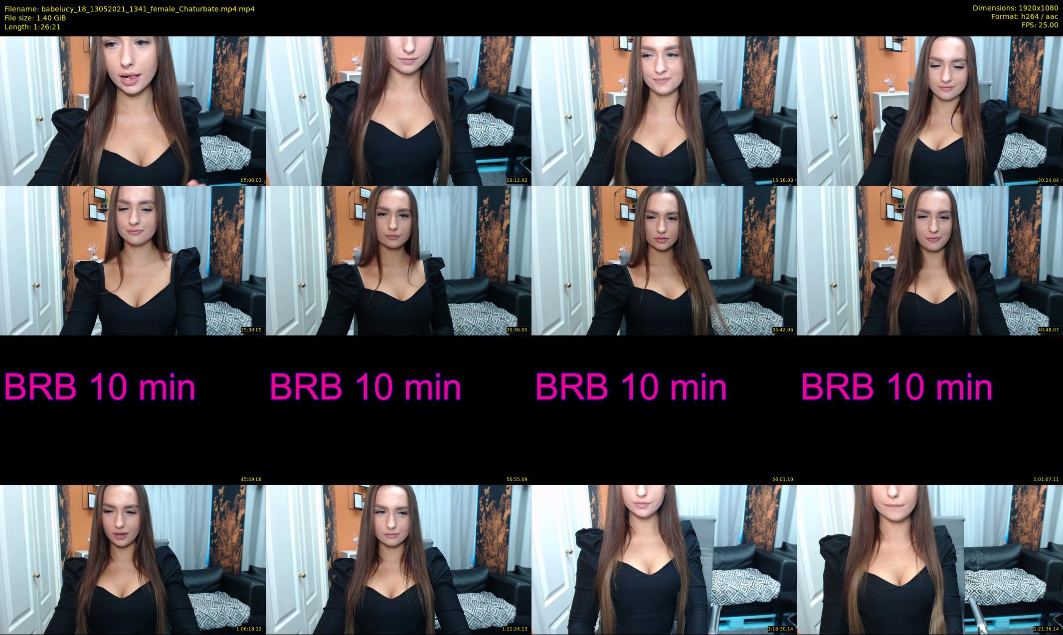 babelucy_18 — 87 minute Chaturbate female cam show recording, 1080p, May 13, 2021