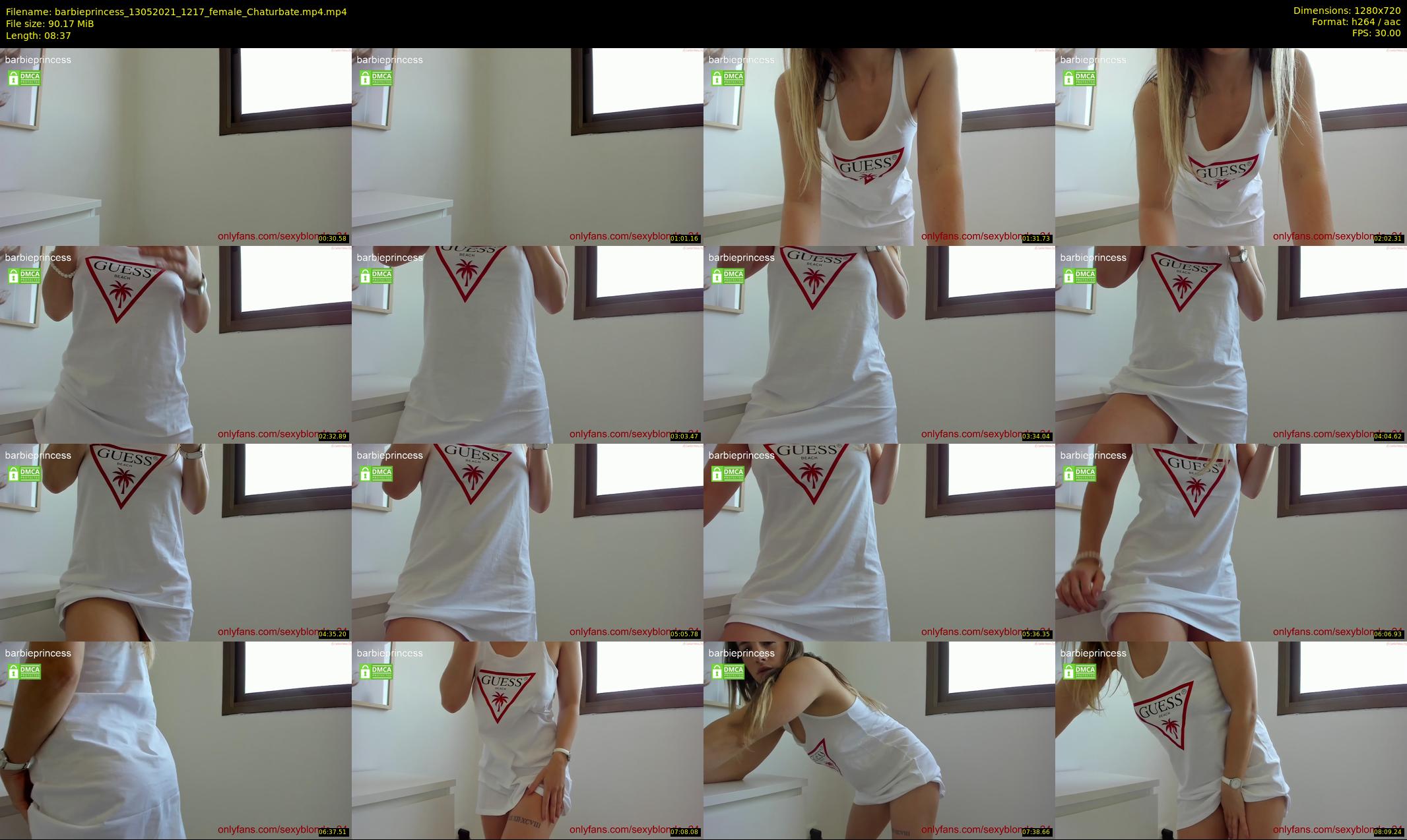 barbieprincess — 9 minute Chaturbate female cam show recording, 720p, May 13, 2021