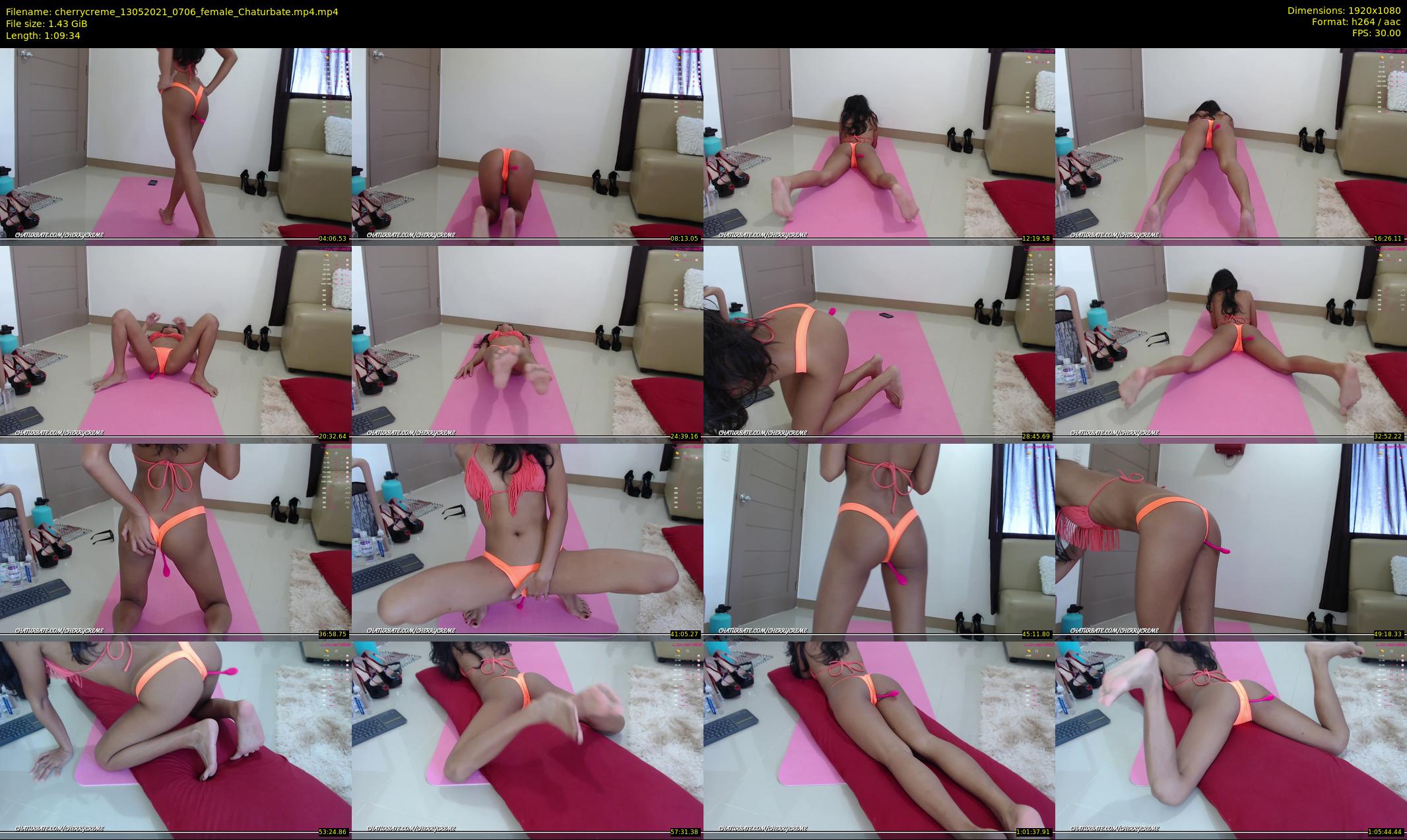 cherrycreme — 70 minute Chaturbate female cam show recording, 1080p, May 13, 2021