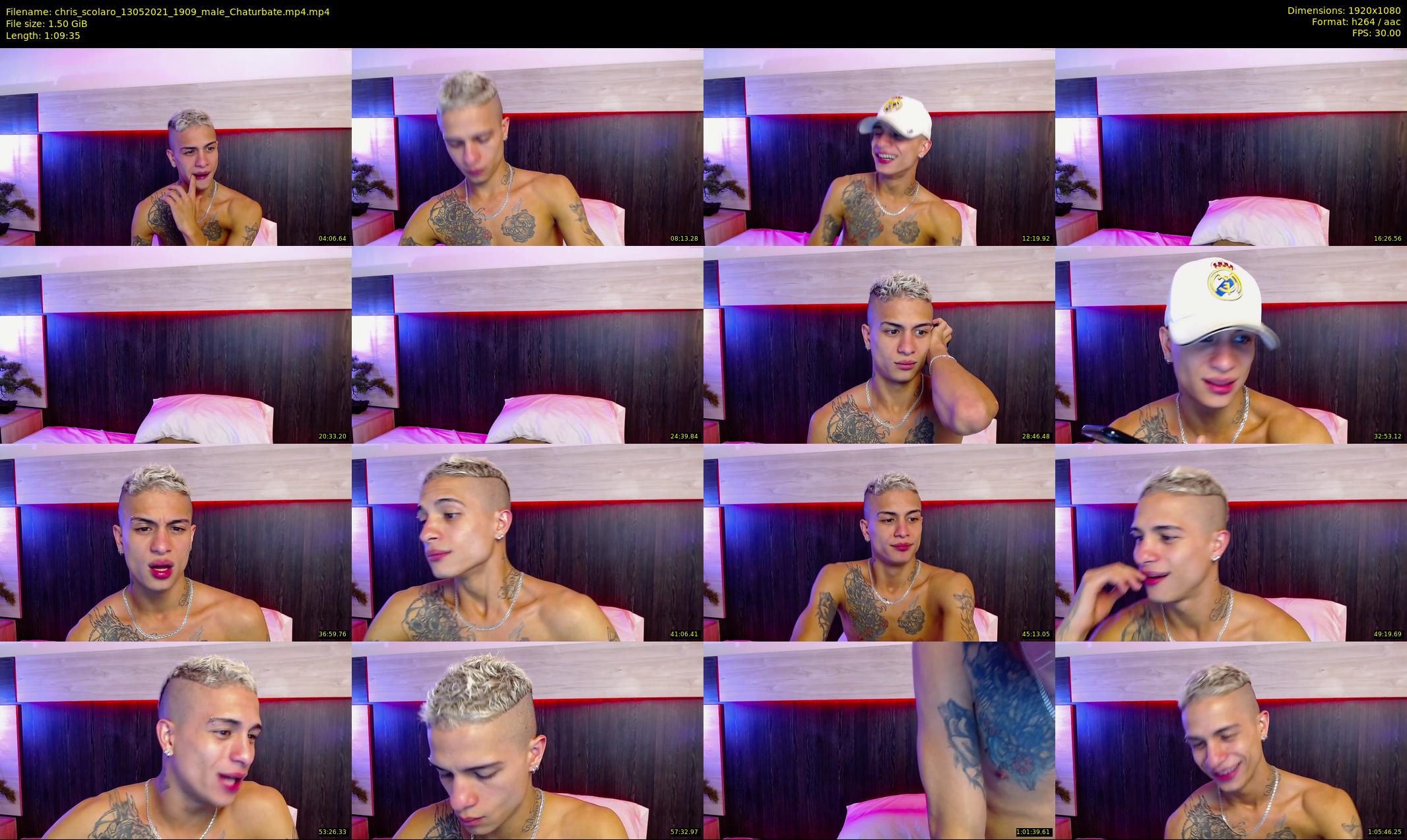 chris_scolaro — 70 minute Chaturbate male cam show recording, 1080p, May 13, 2021