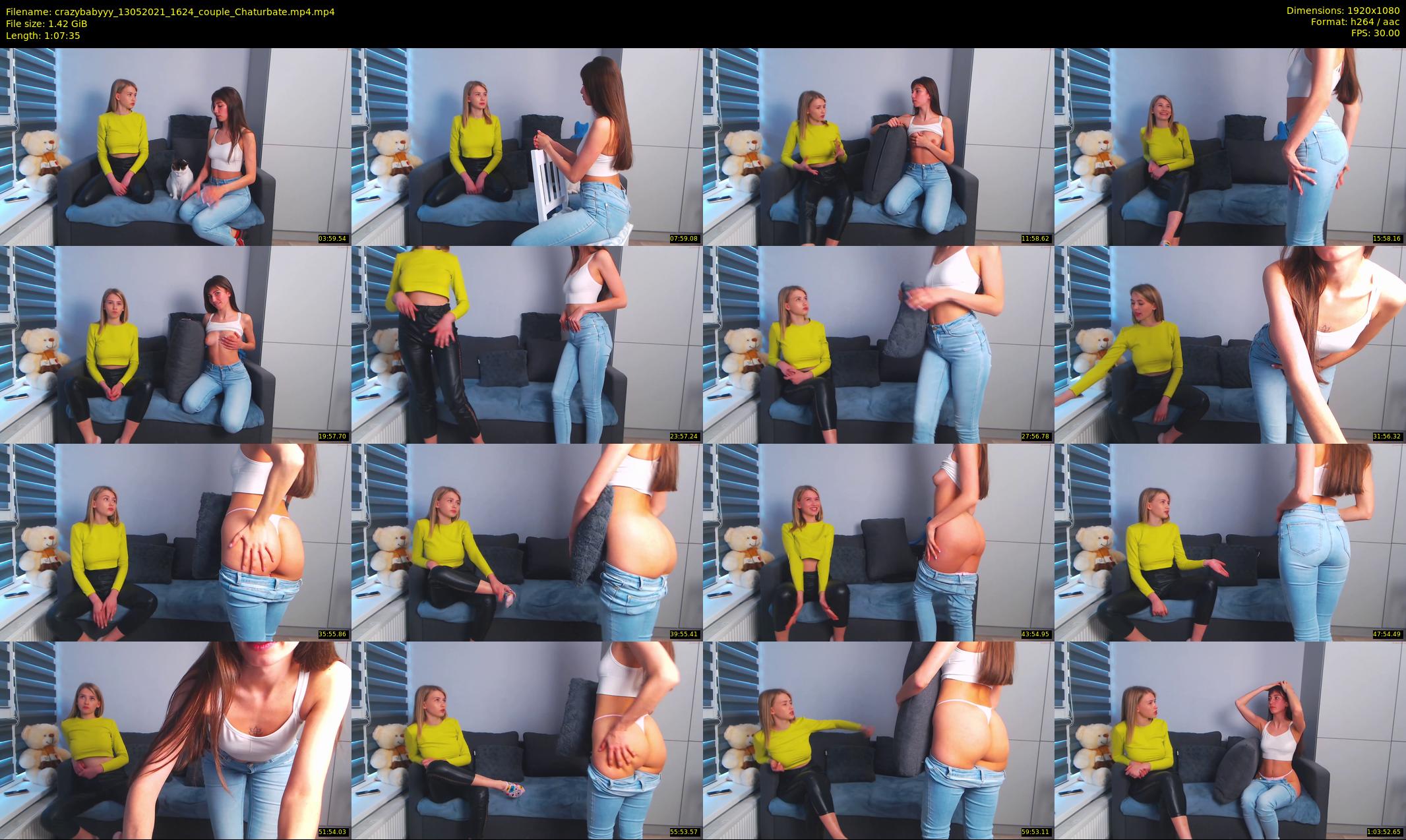 crazybabyyy — 68 minute Chaturbate couple cam show recording, 1080p, May 13, 2021