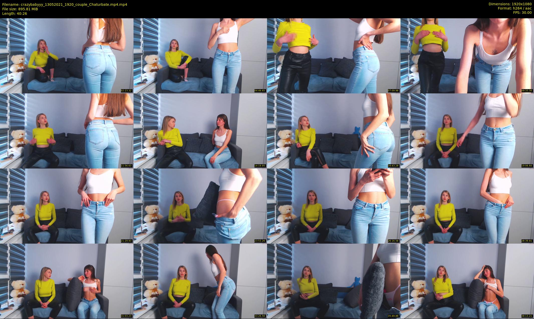 crazybabyyy — 41 minute Chaturbate couple cam show recording, 1080p, May 13, 2021
