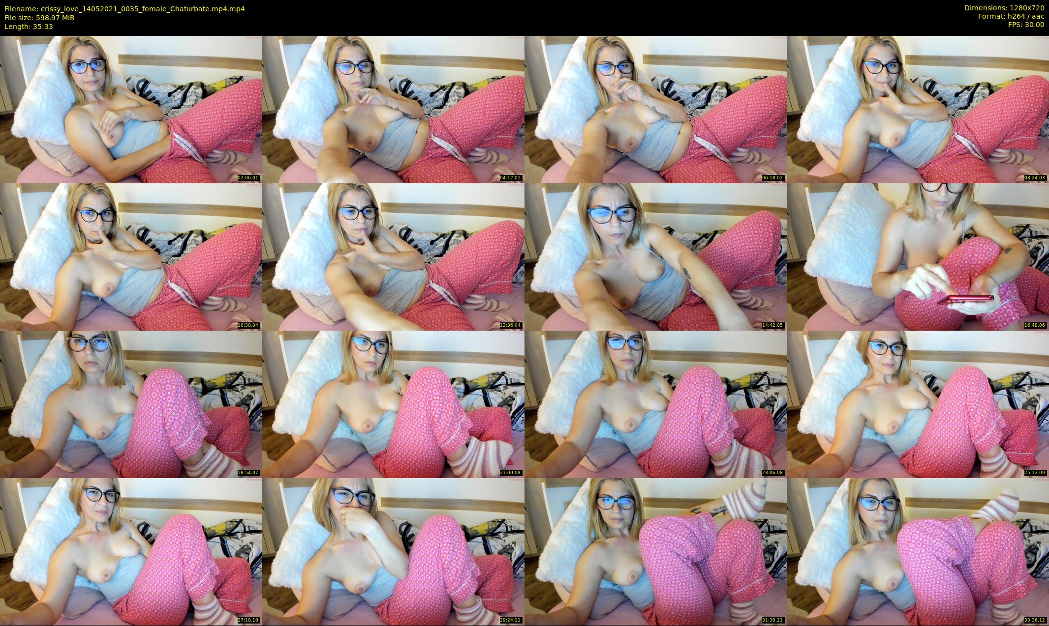 crissy_love — 36 minute Chaturbate female cam show recording, 720p, May 14, 2021