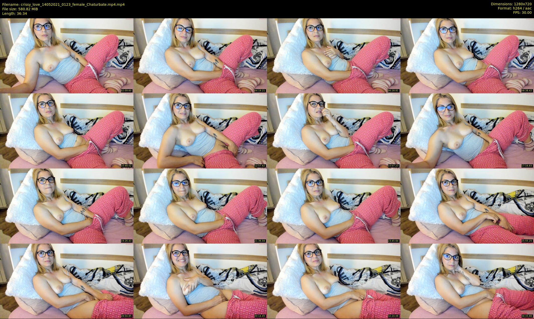 crissy_love — 37 minute Chaturbate female cam show recording, 720p, May 14, 2021