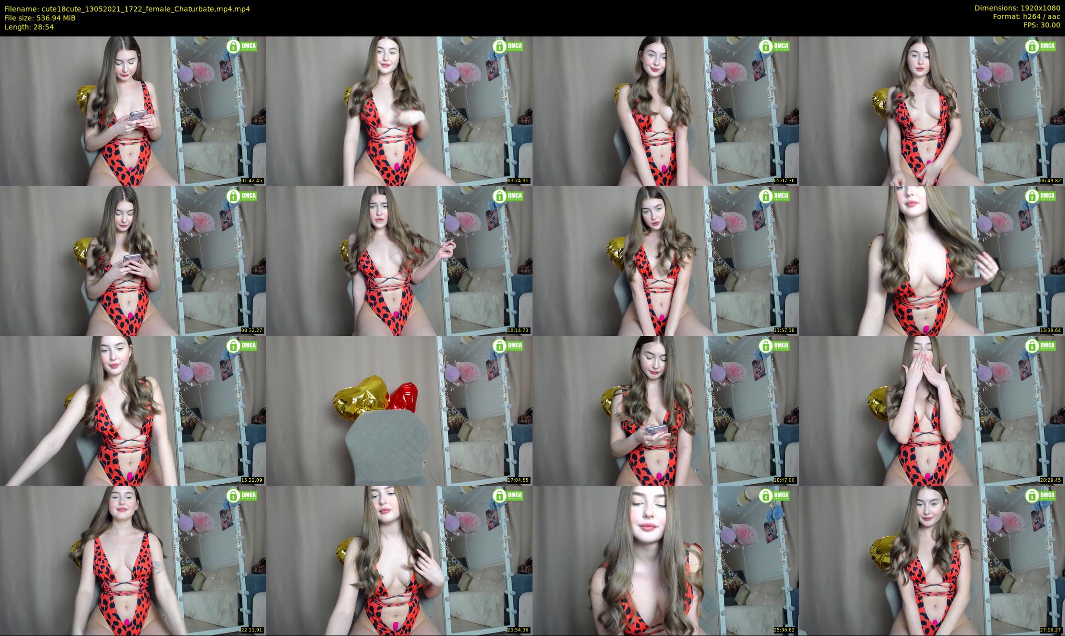 cute18cute — 29 minute Chaturbate female cam show recording, 1080p, May 13, 2021