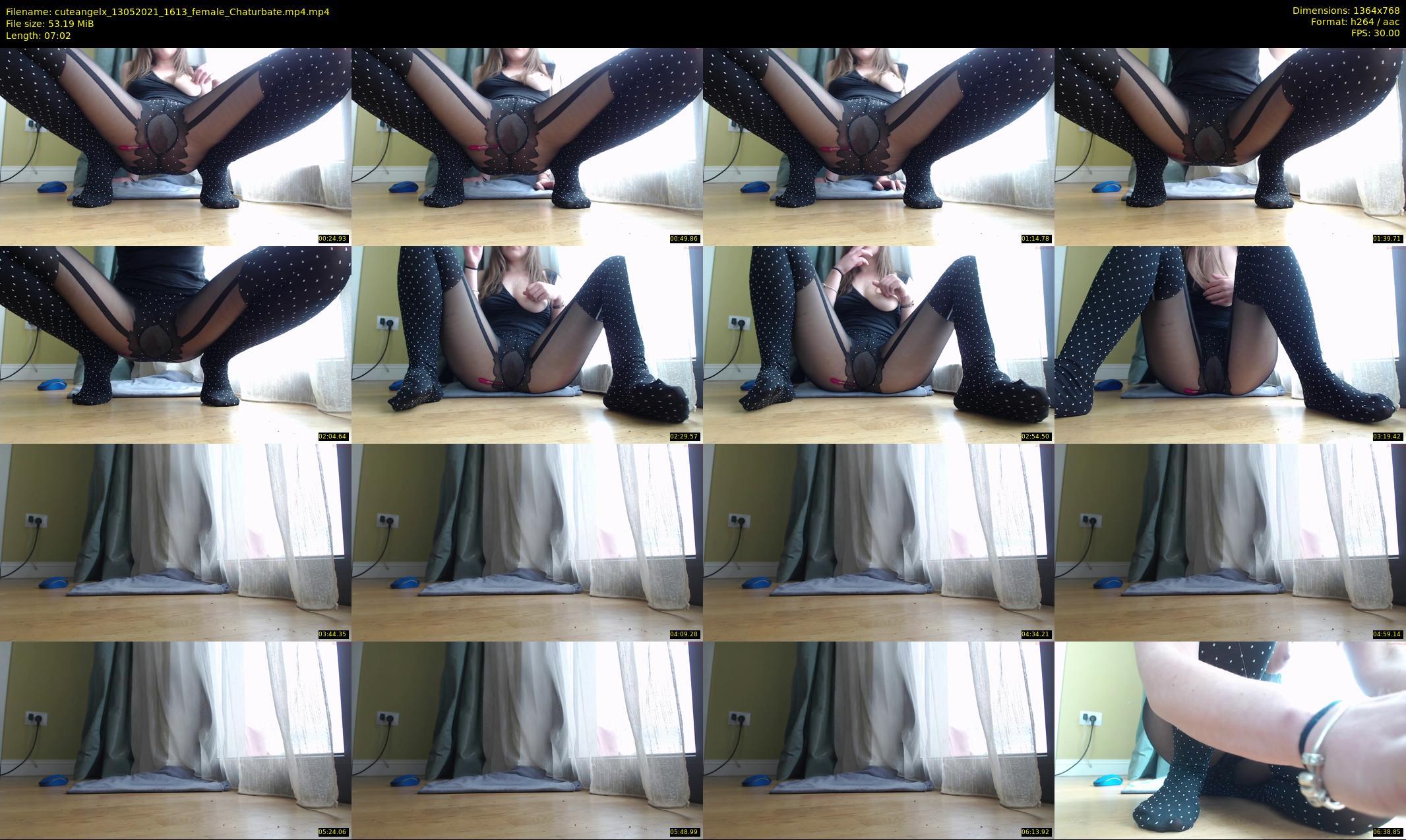 cuteangelx — 8 minute Chaturbate female cam show recording, 720p, May 13, 2021